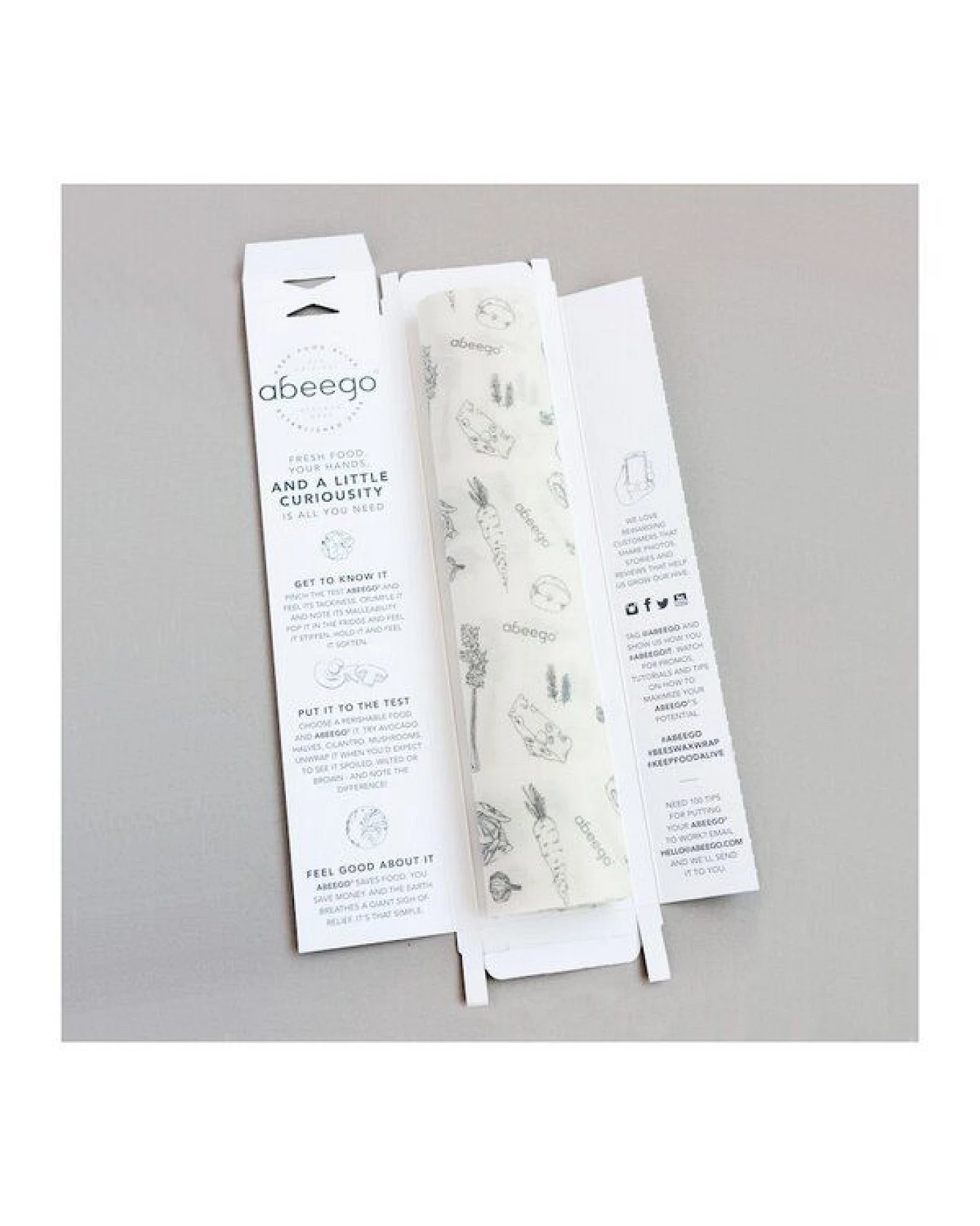 Abeego Frischhaltefolie – Set Small mit 6 Blättern – Ansicht 2