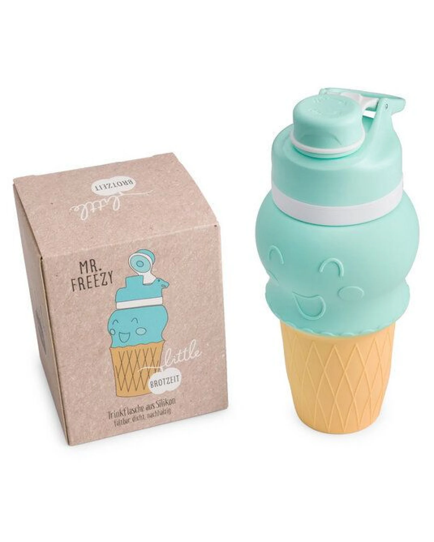 Brotzeit Miss und Mister Freezy, 500 ml Trinkflasche Quetschbeutel – Ansicht 3