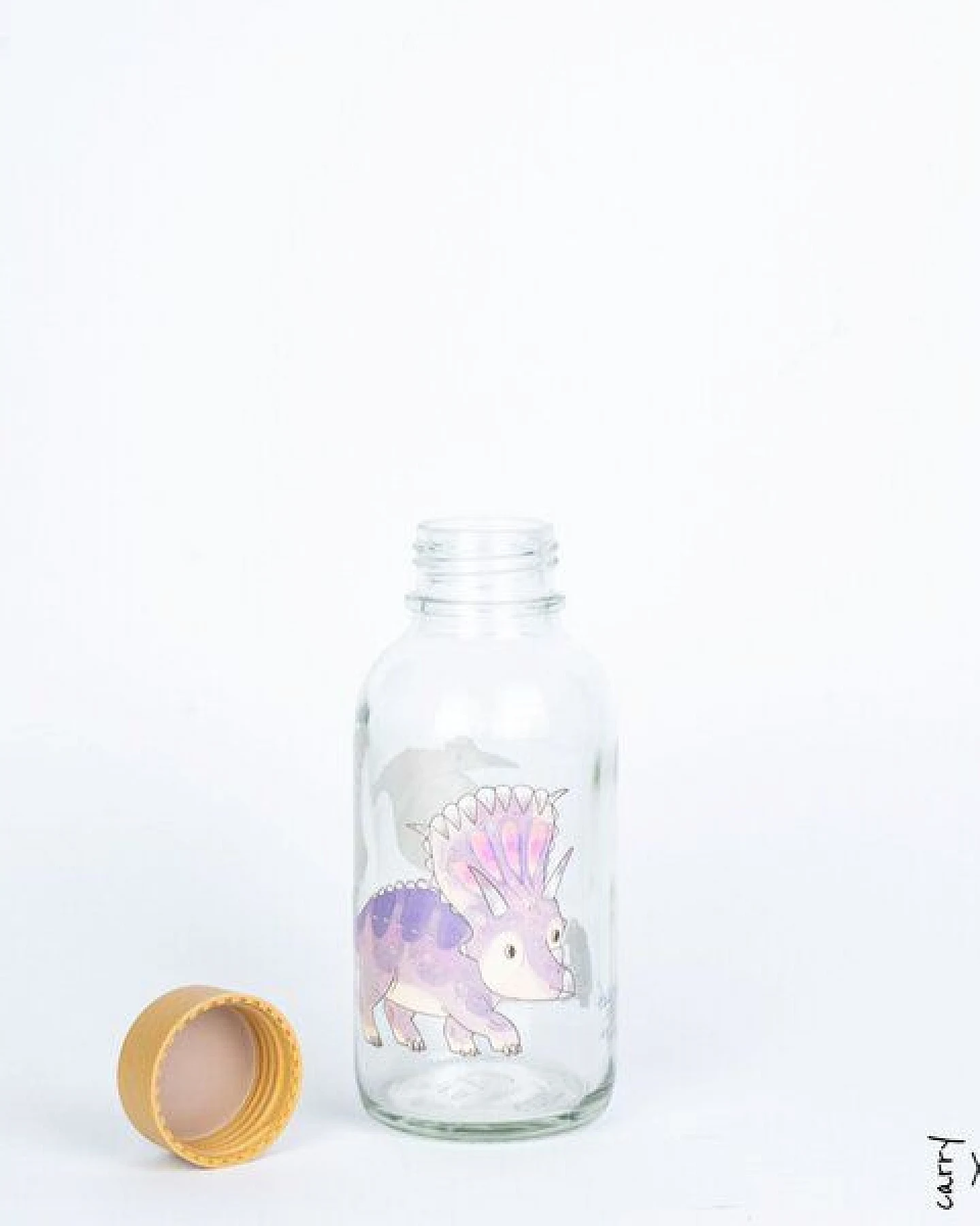 Carry Bottles Glastrinkflasche 0.4l verschiedene Designs – Ansicht 2