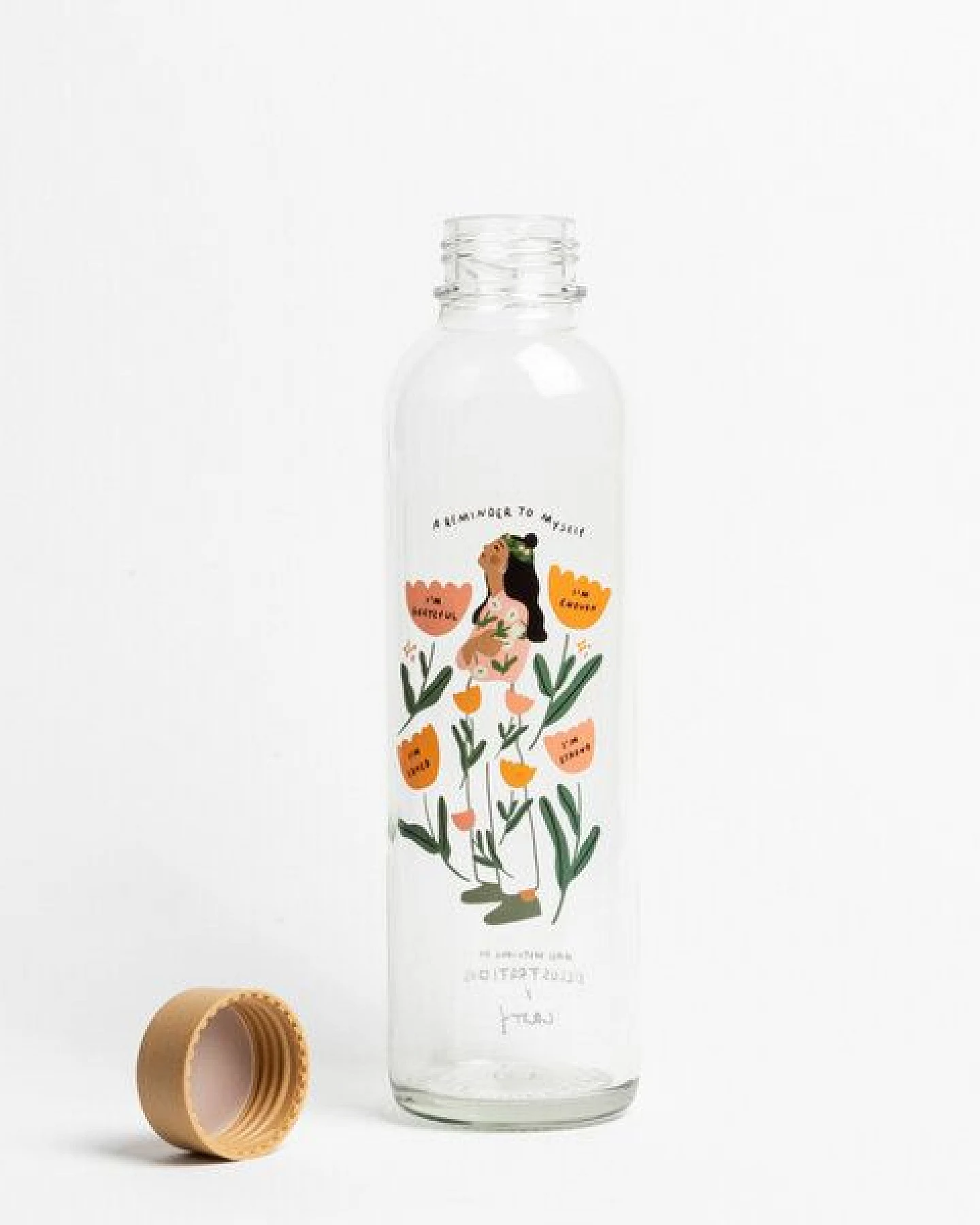 Carry Bottles Glastrinkflasche 0.7l verschiedene Designs – Ansicht 2