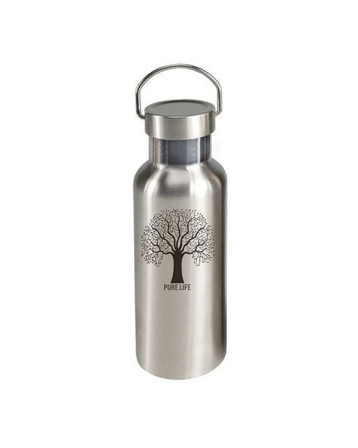 Contento ToGo Edelstahl Trinkflasche 500ml "Pure Life"