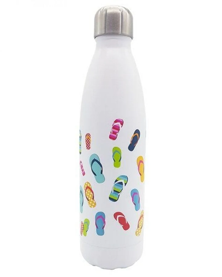Dora's Dora’s Edelstahl-Thermoflasche "FlipFlop" (500ml) – Sommer-Edition & Doppelwandig