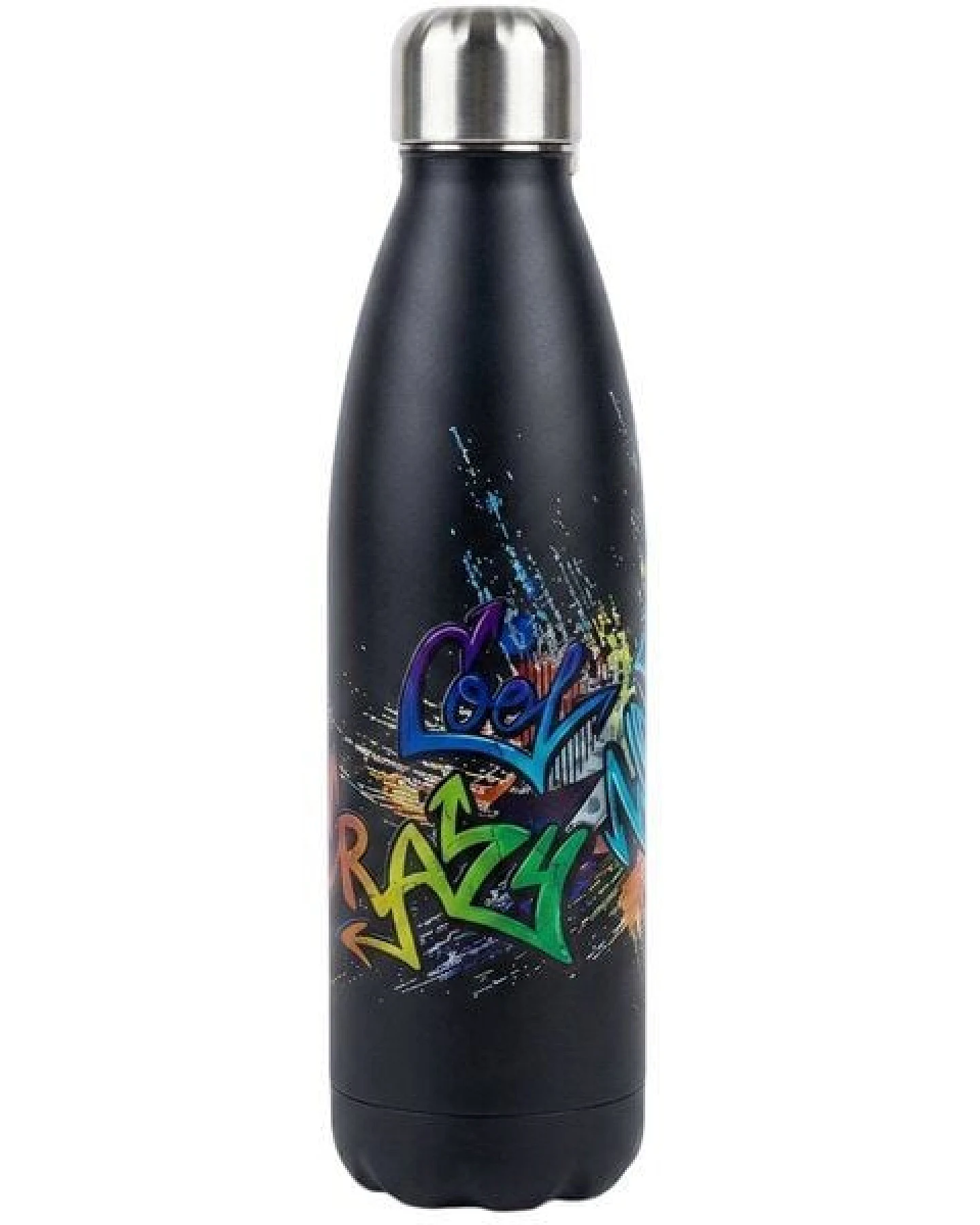 Dora's Dora’s Edelstahl-Thermoflasche "Graffiti" (500ml) – Urban Design – Vakuumisoliert – Ansicht 3