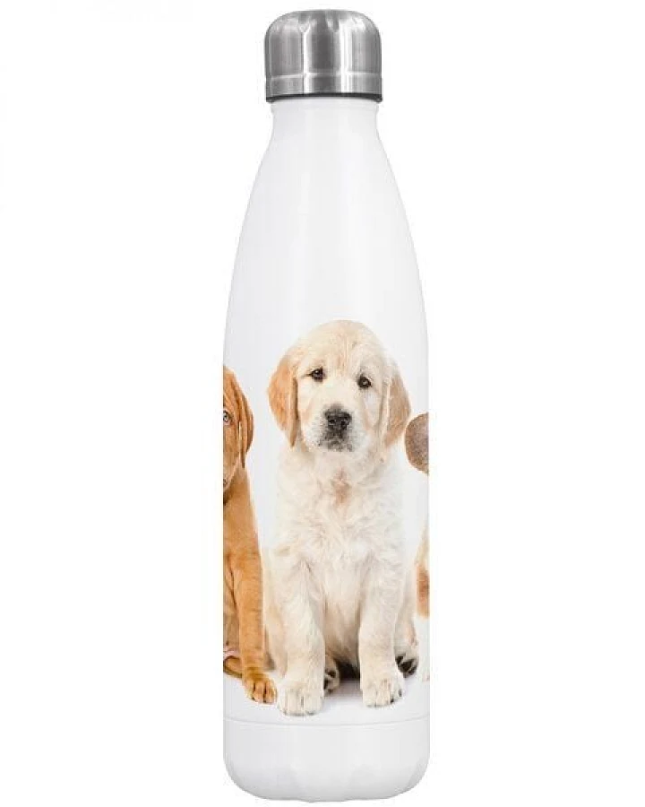 Dora's Dora’s Edelstahl-Thermoflasche "Hund" (500ml) – Doppelwandig