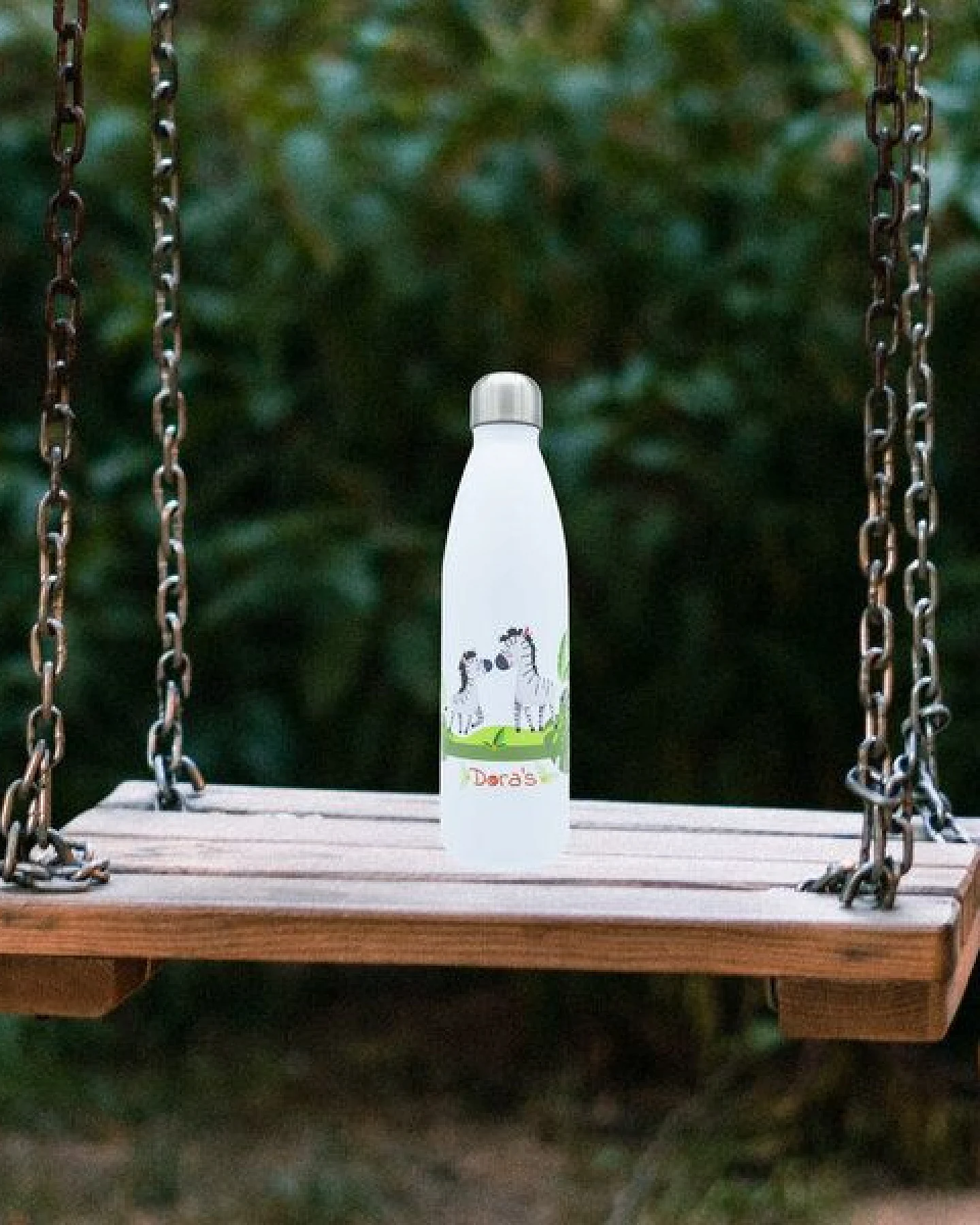 Dora's Dora’s Edelstahl-Thermoflasche "Zebra" (500ml) – Vakuumisoliert – Doppelwandig – Ansicht 2