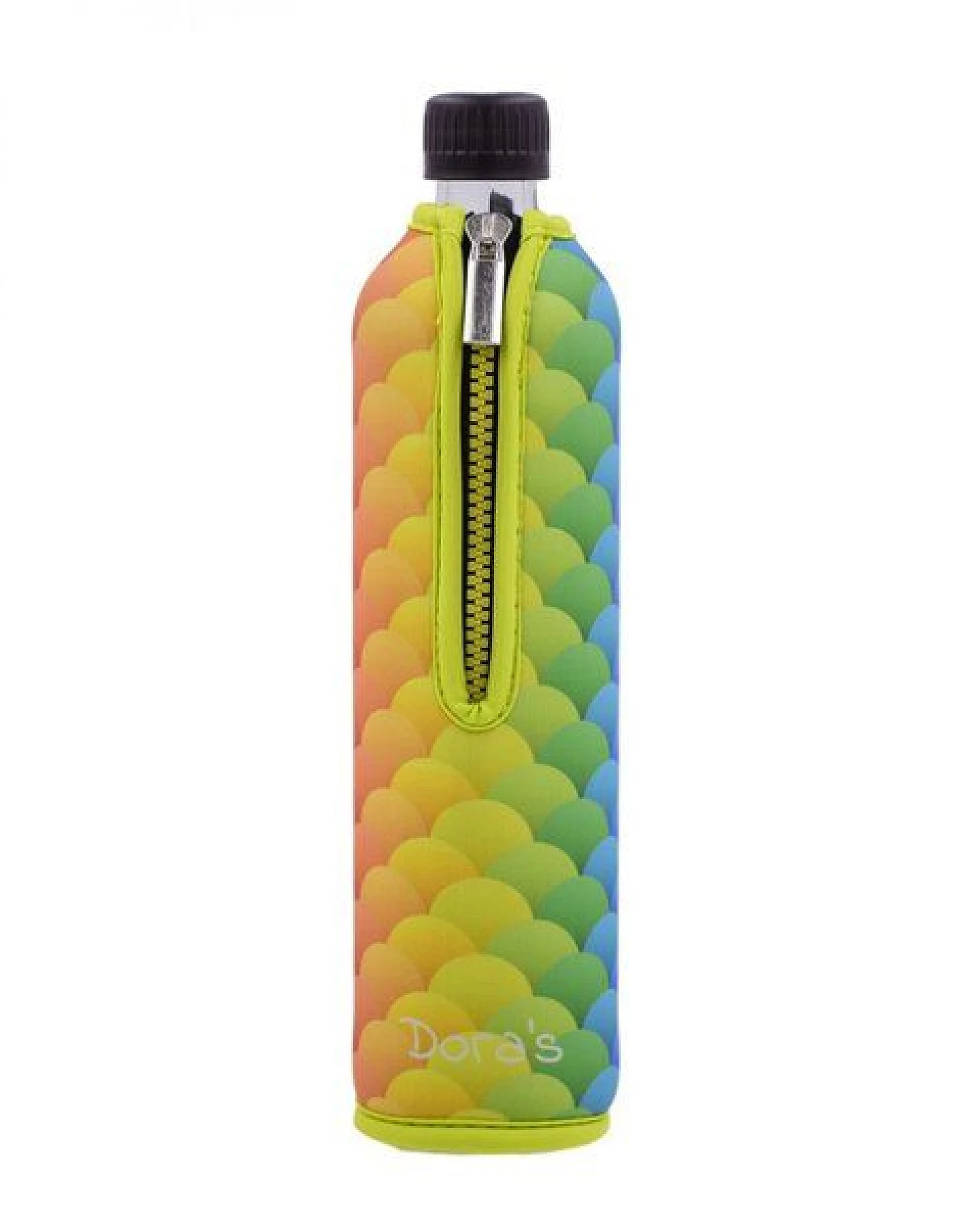 Dora's Dora’s Glas-Trinkflasche mit Neoprenbezug (0,5l) – Isoliert & Stylisch – Ansicht 3