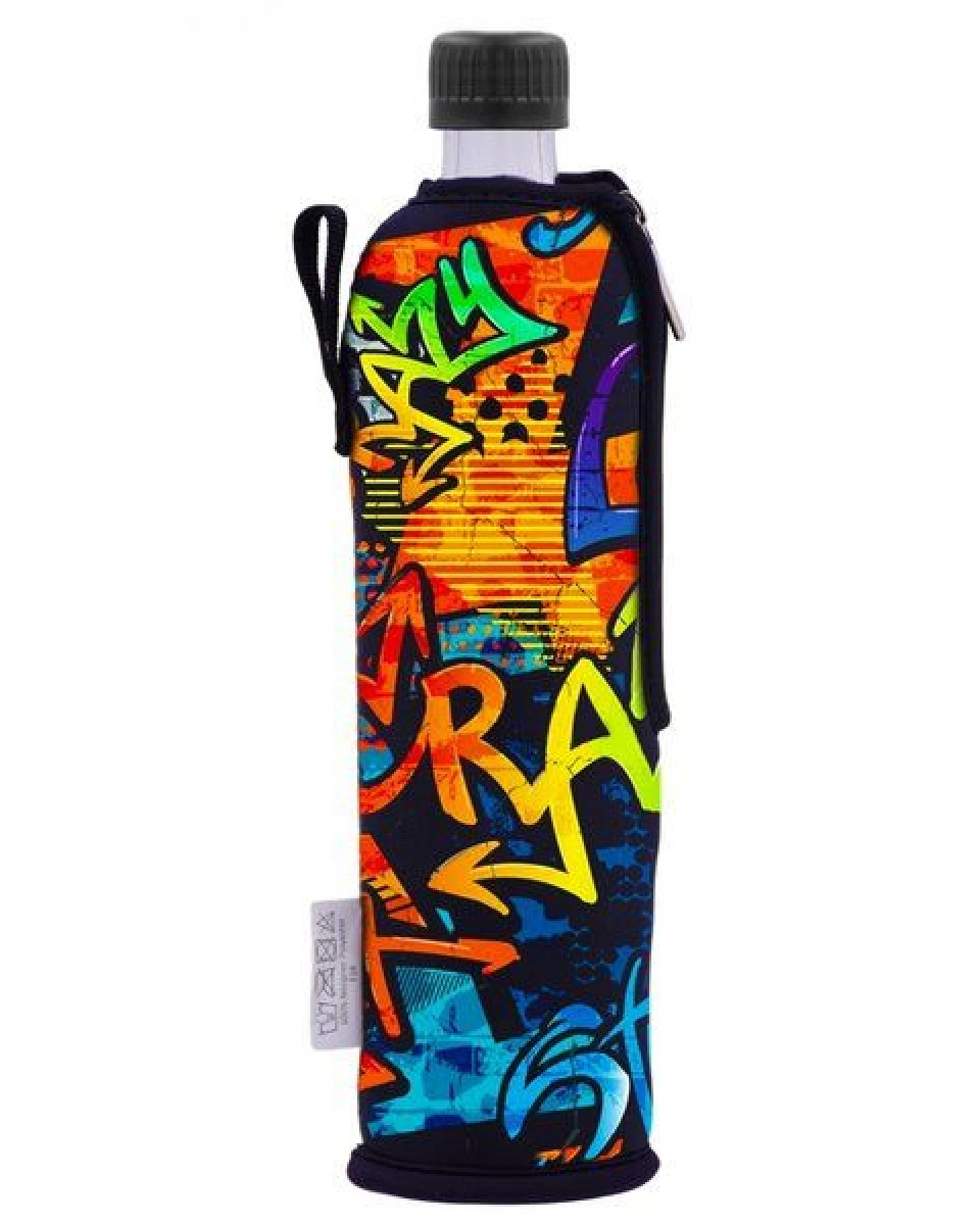 Dora's Dora’s Glas-Trinkflasche mit Neoprenbezug (0,5l) – Isoliert & Stylisch – Ansicht 4