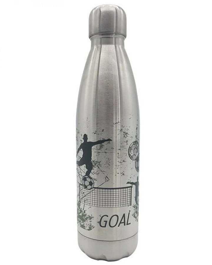 Dora's Dora’s Kinder-Thermoflasche "Fußball" (0,5l) – Doppelwandiger Edelstahl