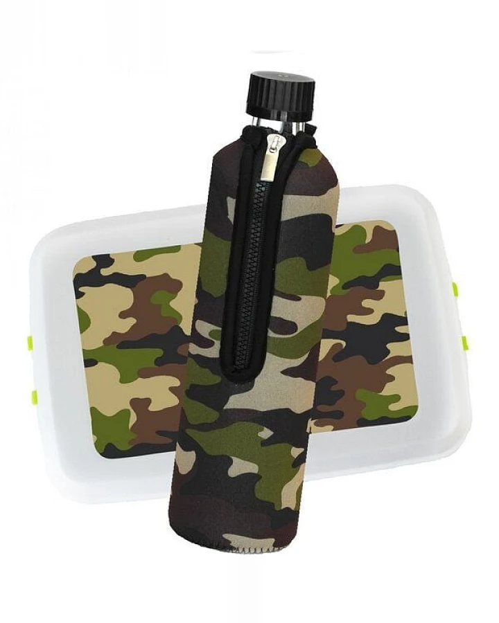 Dora's Dora’s Outdoor-Set – Lunchbox & 0,5l Glasflasche mit Schutzhülle