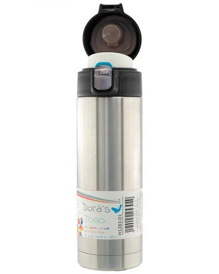 Dora's Dora’s Thermobecher (360ml) – Einhandverschluss – Edelstahl & Vakuumisoliert