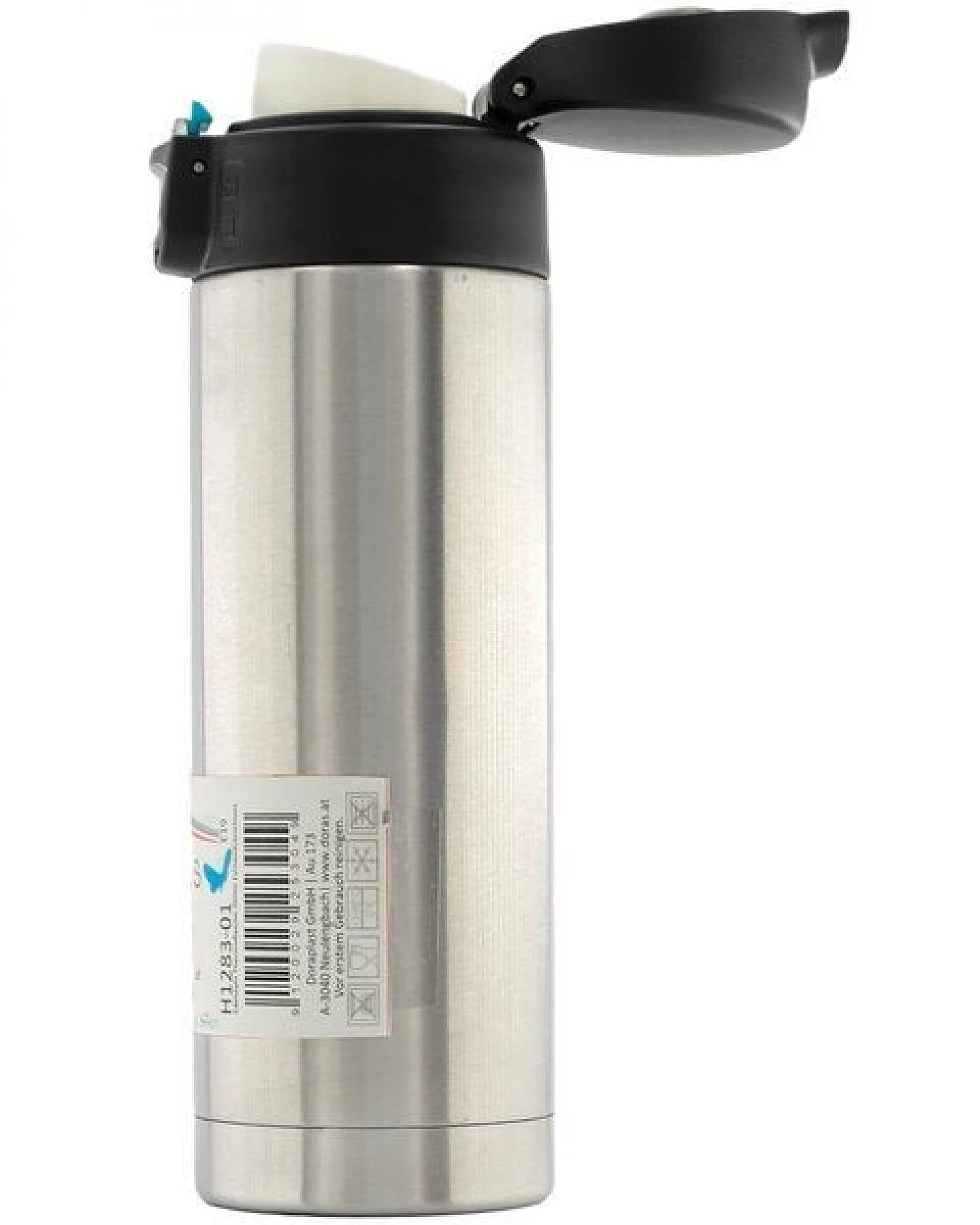Dora's Dora’s Thermobecher (360ml) – Einhandverschluss – Edelstahl & Vakuumisoliert – Ansicht 4