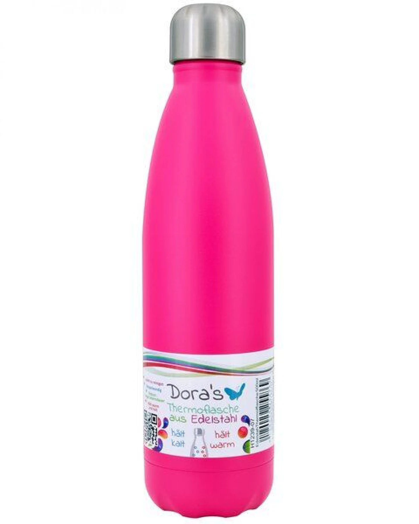 Dora's Dora’s Thermosflasche Edelstahl (0,5l) – Doppelwandig & Isoliert – Auslaufsicher – Ansicht 3