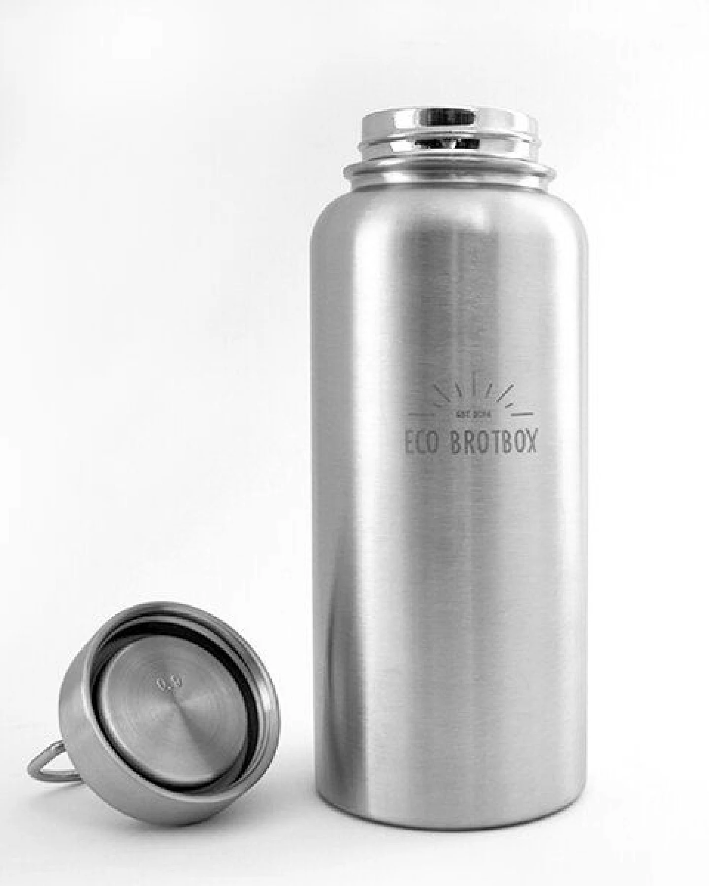 ECO Brotbox Yan Edelstahl Isolierflasche 1 Liter – Ansicht 2
