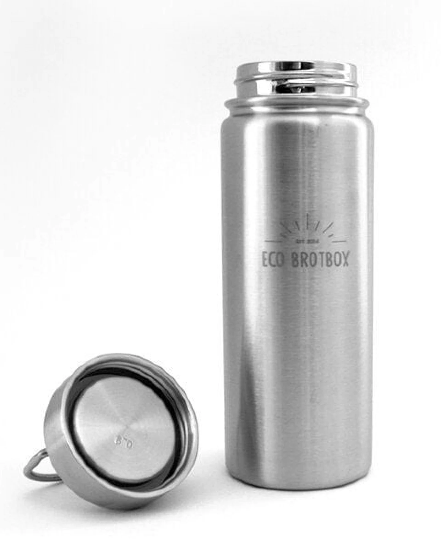ECO Brotbox Yin Edelstahl Isolierflasche 0,5 Liter – Ansicht 2