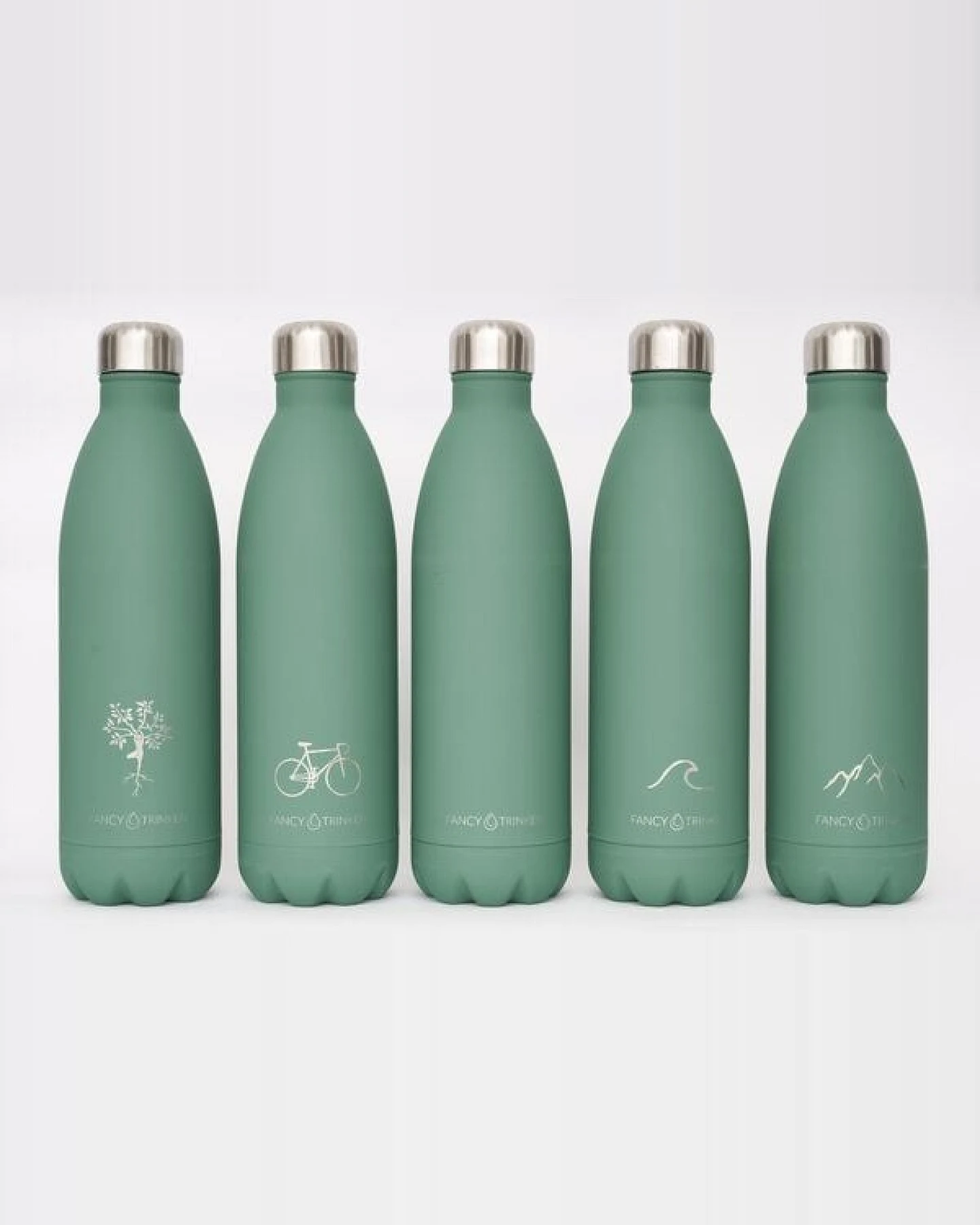 Fancy Trinken Isolierflasche 1 Liter, Trinkflasche aus Edelstahl – Ansicht 4