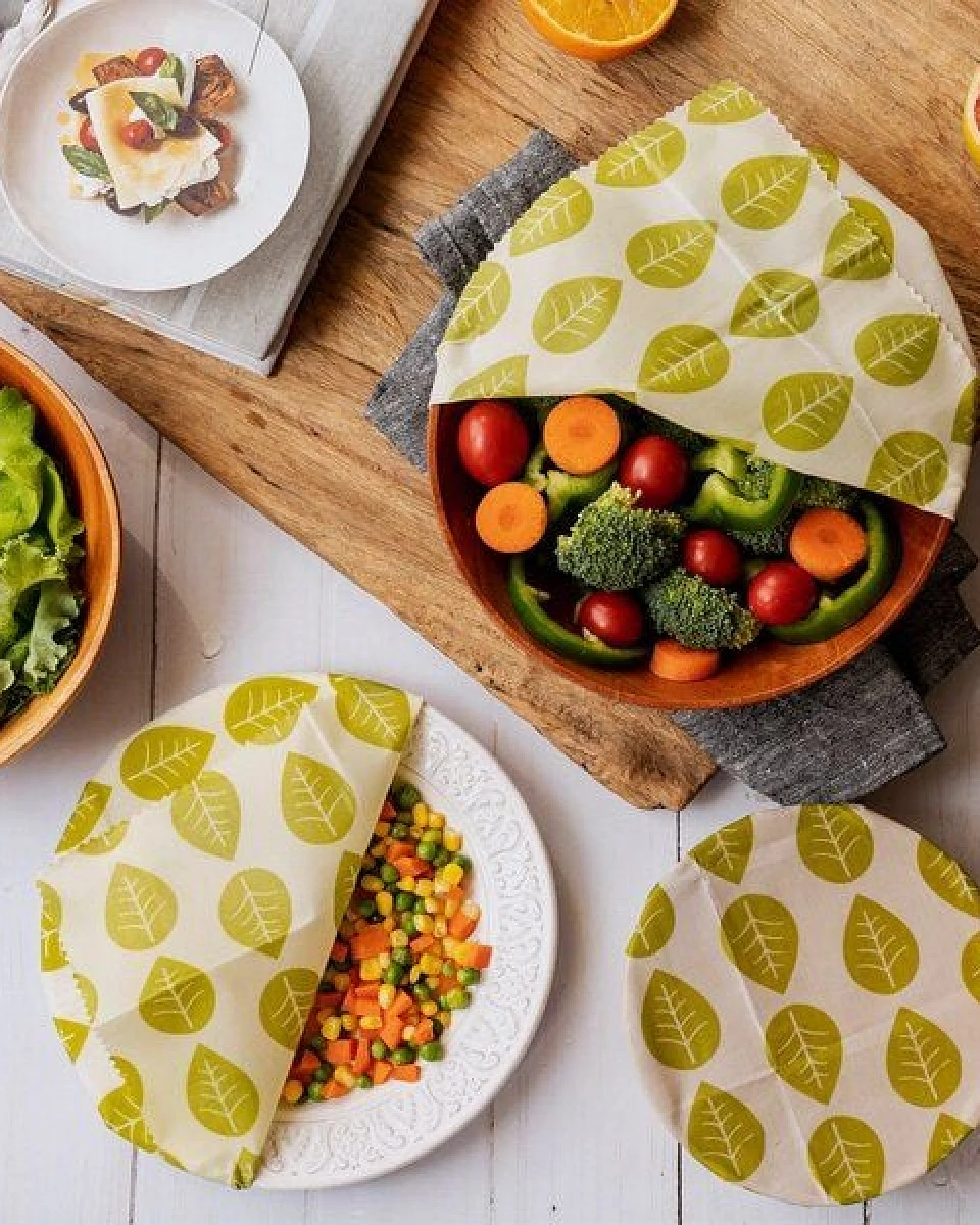 GARY MASH Pflanzenwachstücher Set, vegan – Ansicht 4