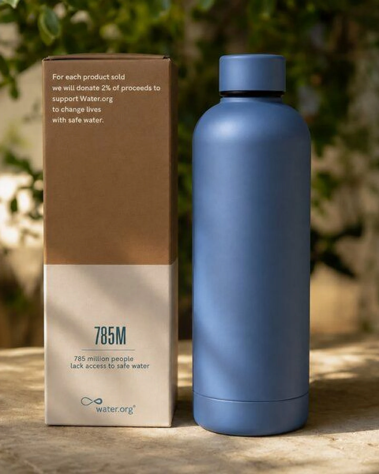 Good To Give Nachhaltige Aluminium Trinkflasche – Thermoflasche & Isolierflasche (500 ml) – Ansicht 2