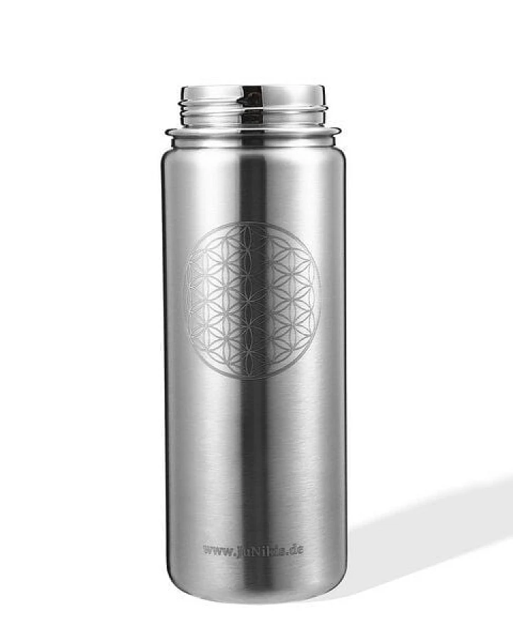 JN JuNiki's JuNiki´s® "Blume des Lebens" Edelstahl Trinkflasche vakuumisoliert - 550ml