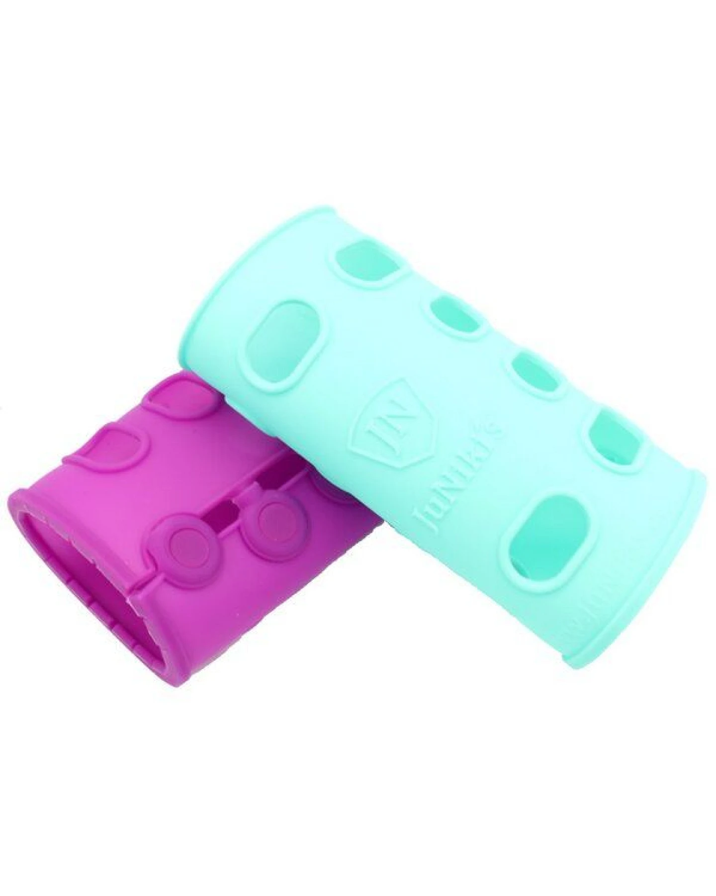 JN JuNiki's Set: 2x JuNiki´s Würstchen® Verschluss + Silikonhüllen (grün + blau oder pink + türkis) – Ansicht 2