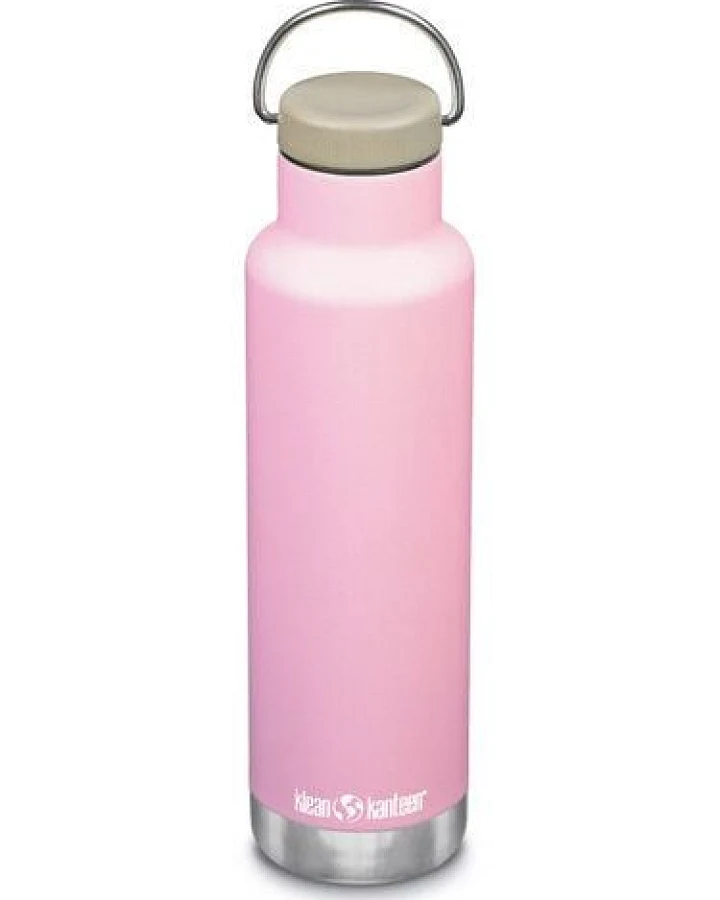 Klean Kanteen Edelstahl Isolierflasche Classic 592ml Trinkflasche mit Loop Cap