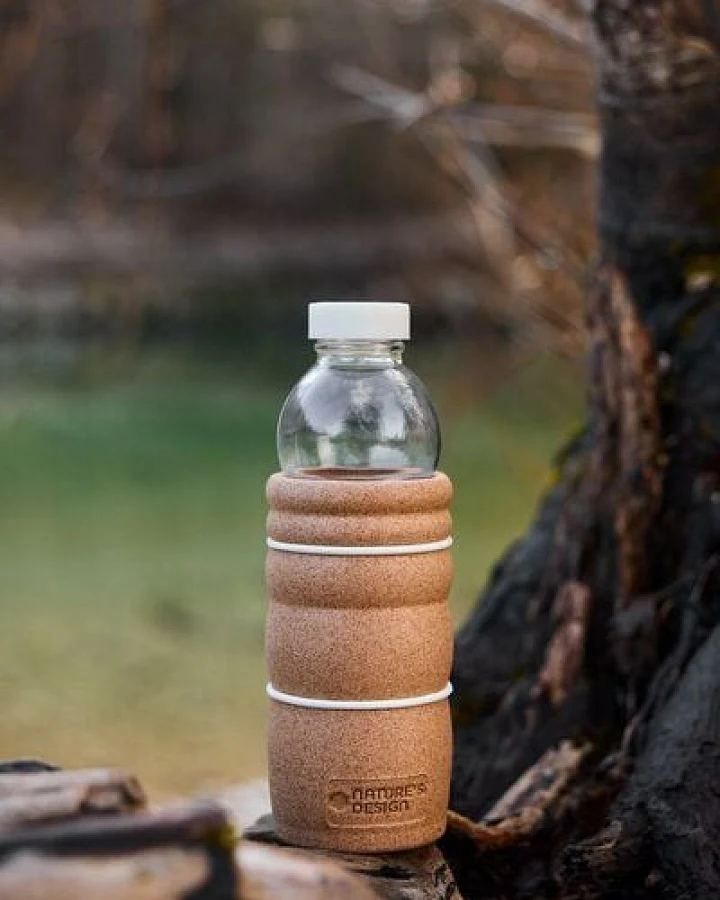 Living Design Nachhaltige Trinkflasche Kork