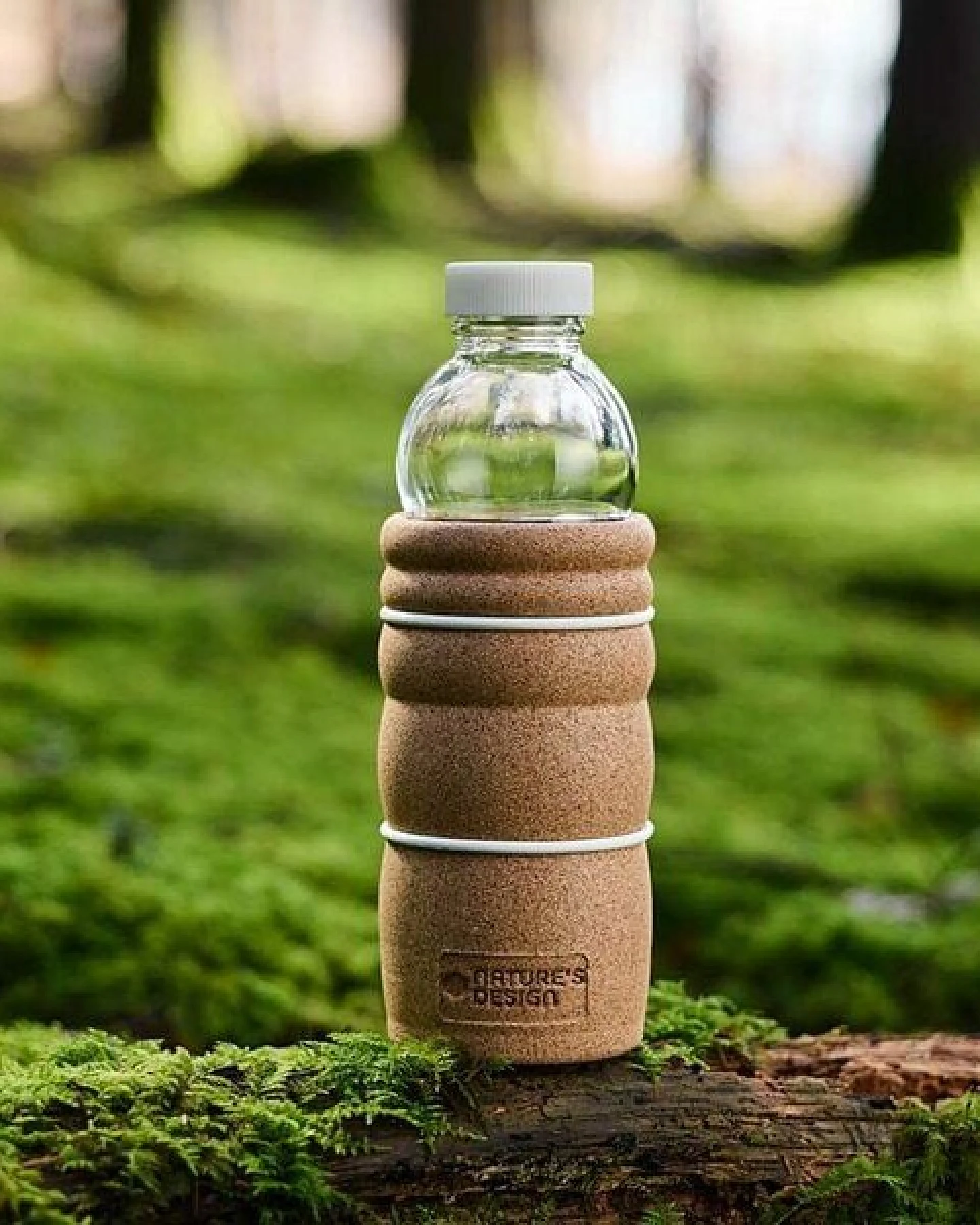 Living Design Nachhaltige Trinkflasche Kork – Ansicht 2