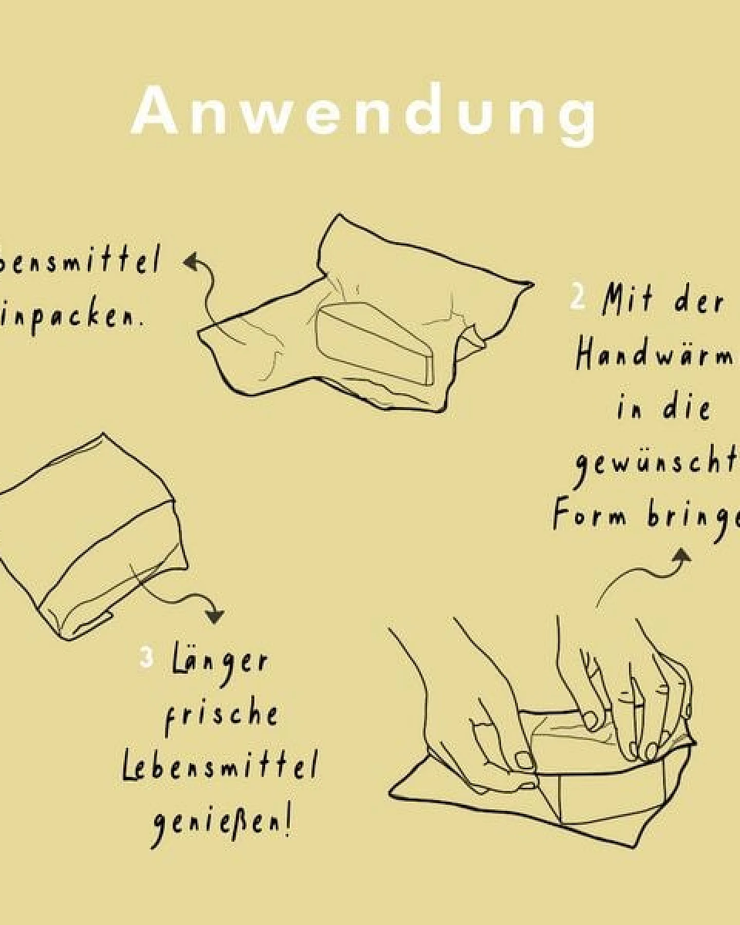NICAMA Bienenwachstuch "Grüne Gurke" – Ansicht 4