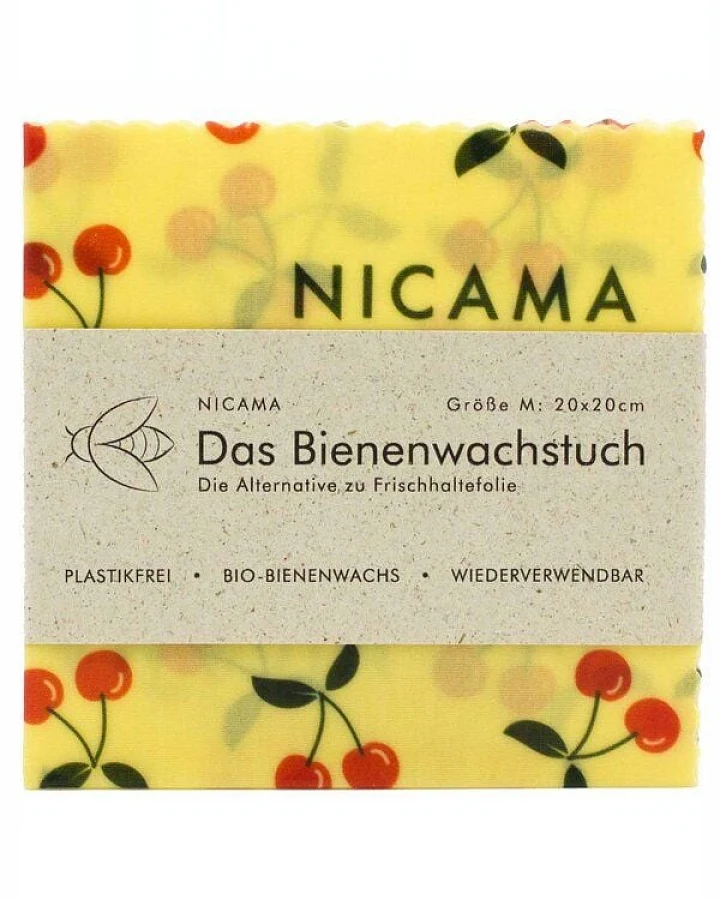 NICAMA Bienenwachstuch "Knackige Kirsche"