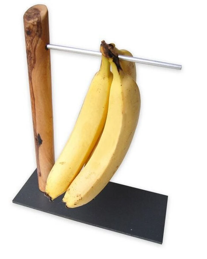 Olivenholz erleben Bananenhalter aus Olivenholz