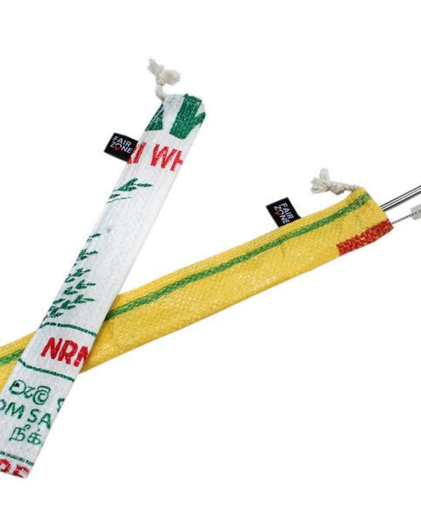 Rice&Carry RICE & CARRY 2 Edelstahl-Strohhalme plus Bürste in Tasche – Ansicht 2