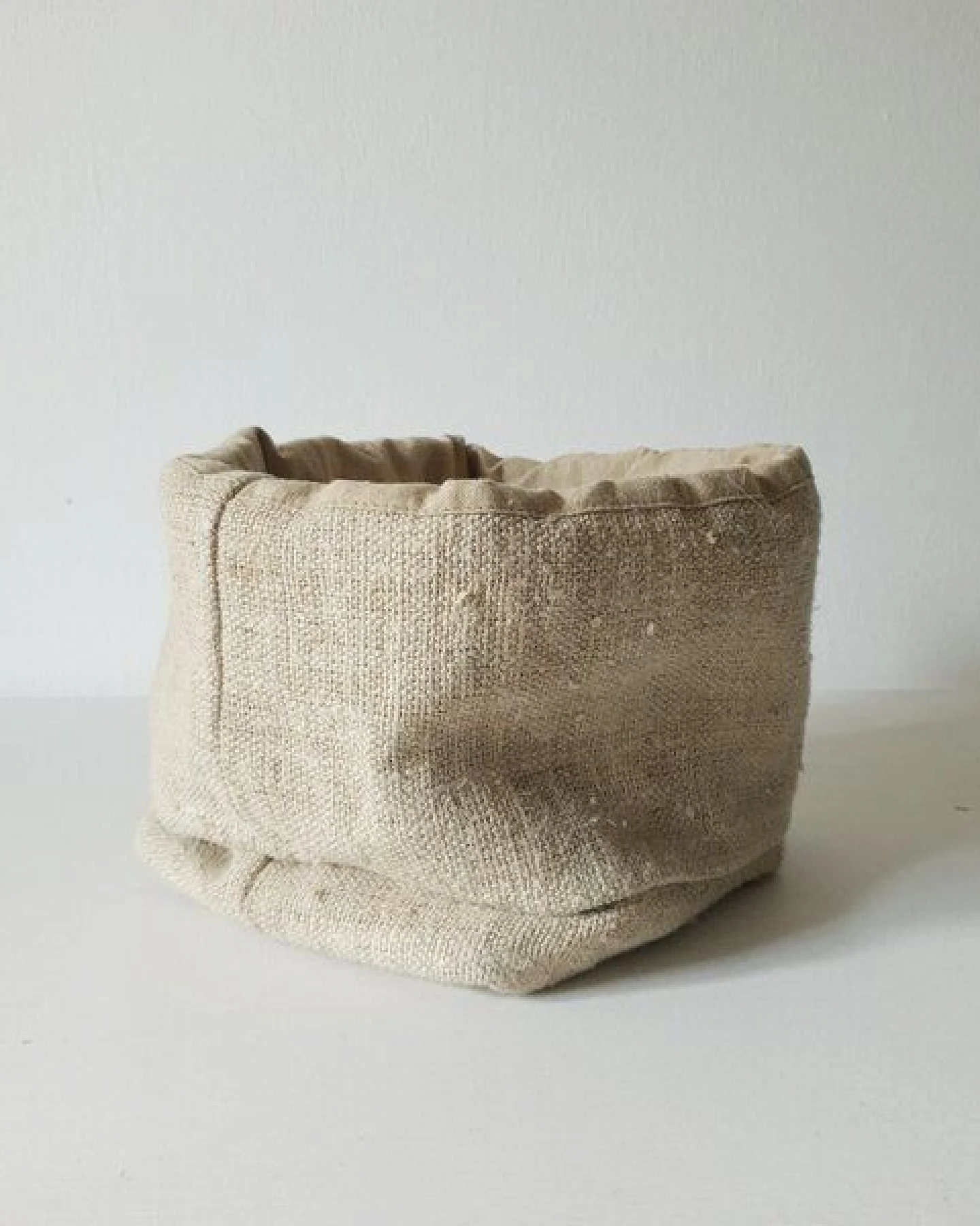 Textiler Brotkorb / Brotbeutel aus wildem Hanf / Brotkörbchen von Himal Hemp – Ansicht 3