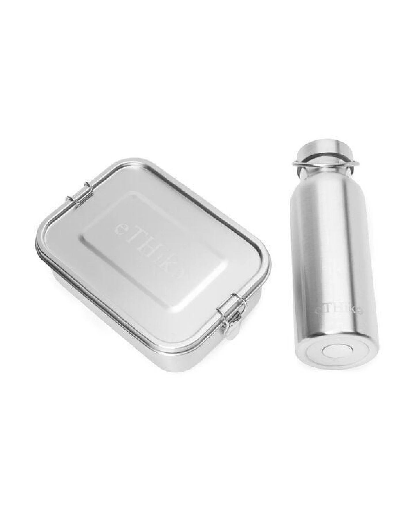 eTHikǝ Zero Waste Starter Kit: Lunchbox und Flasche aus Edelstahl – Ansicht 2
