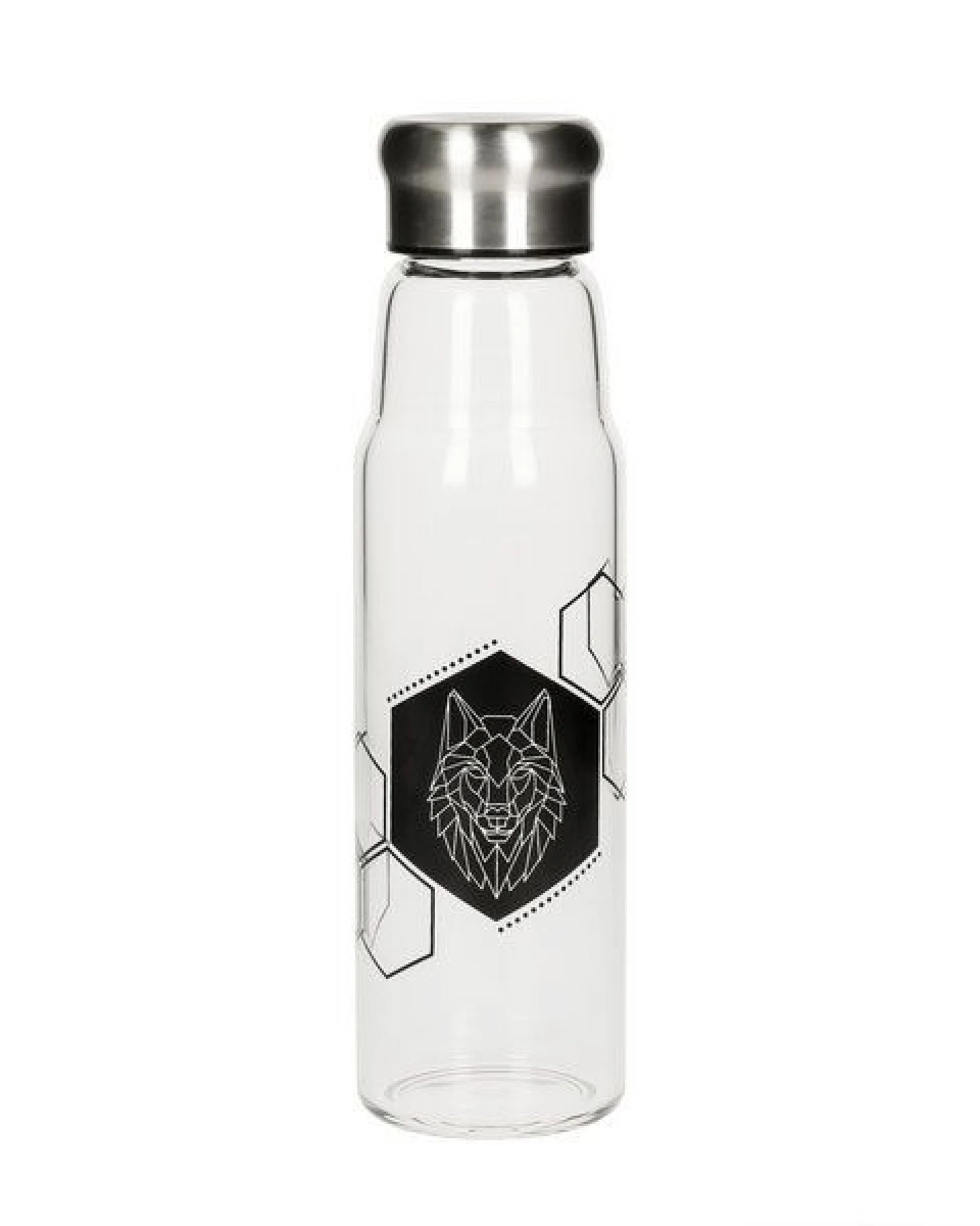 elasto Glasflasche 0,55 Liter Trinkflasche Borosilikatglas mit Neoprentasche – Ansicht 2