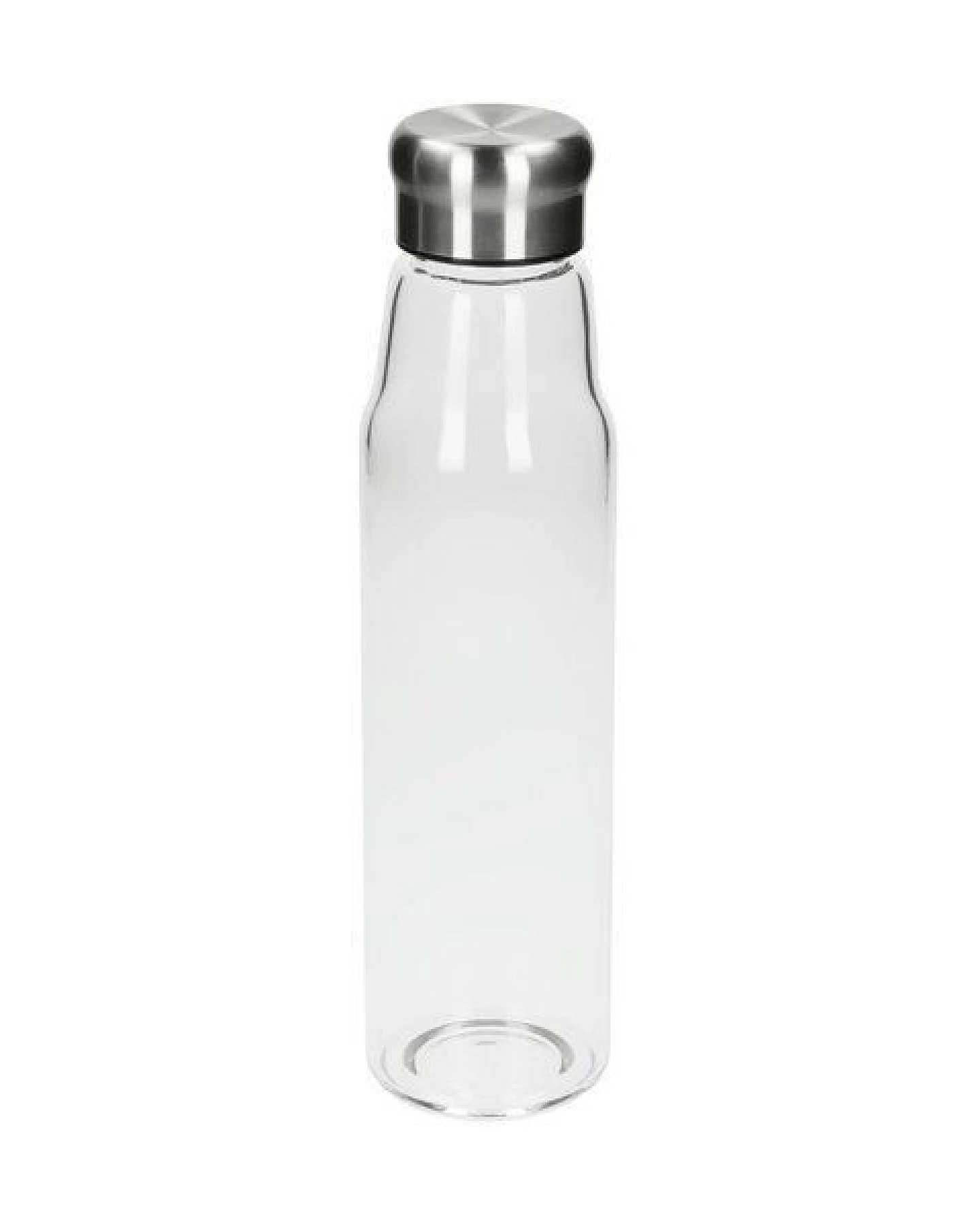 elasto Glasflasche mit Hülle "Life" - Wasserflasche mit Edelstahlverschluss – Ansicht 2