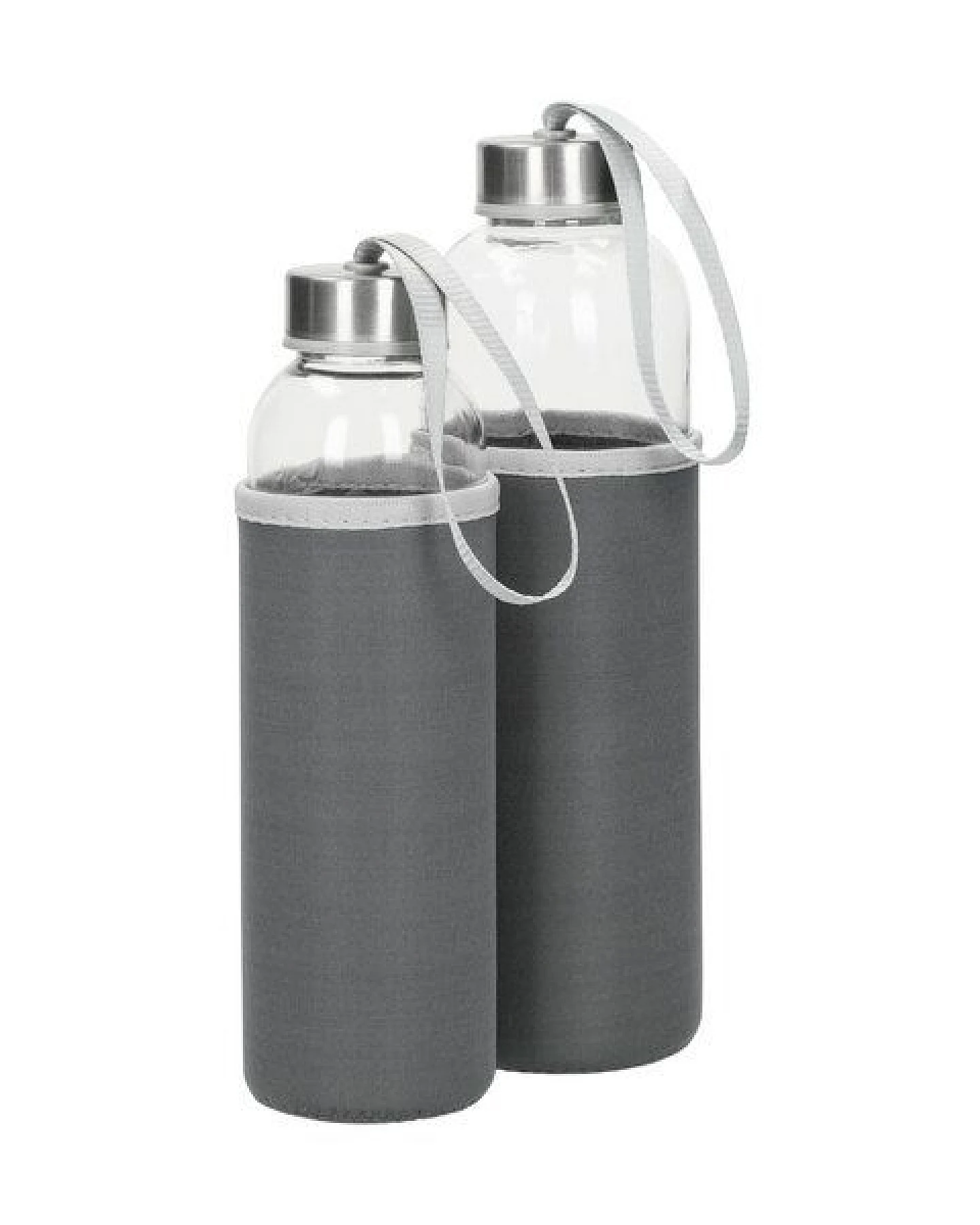 elasto Glasflasche mit Trageschlaufe "Pure" - Trinkflasche & Hülle für Alltag – Ansicht 4
