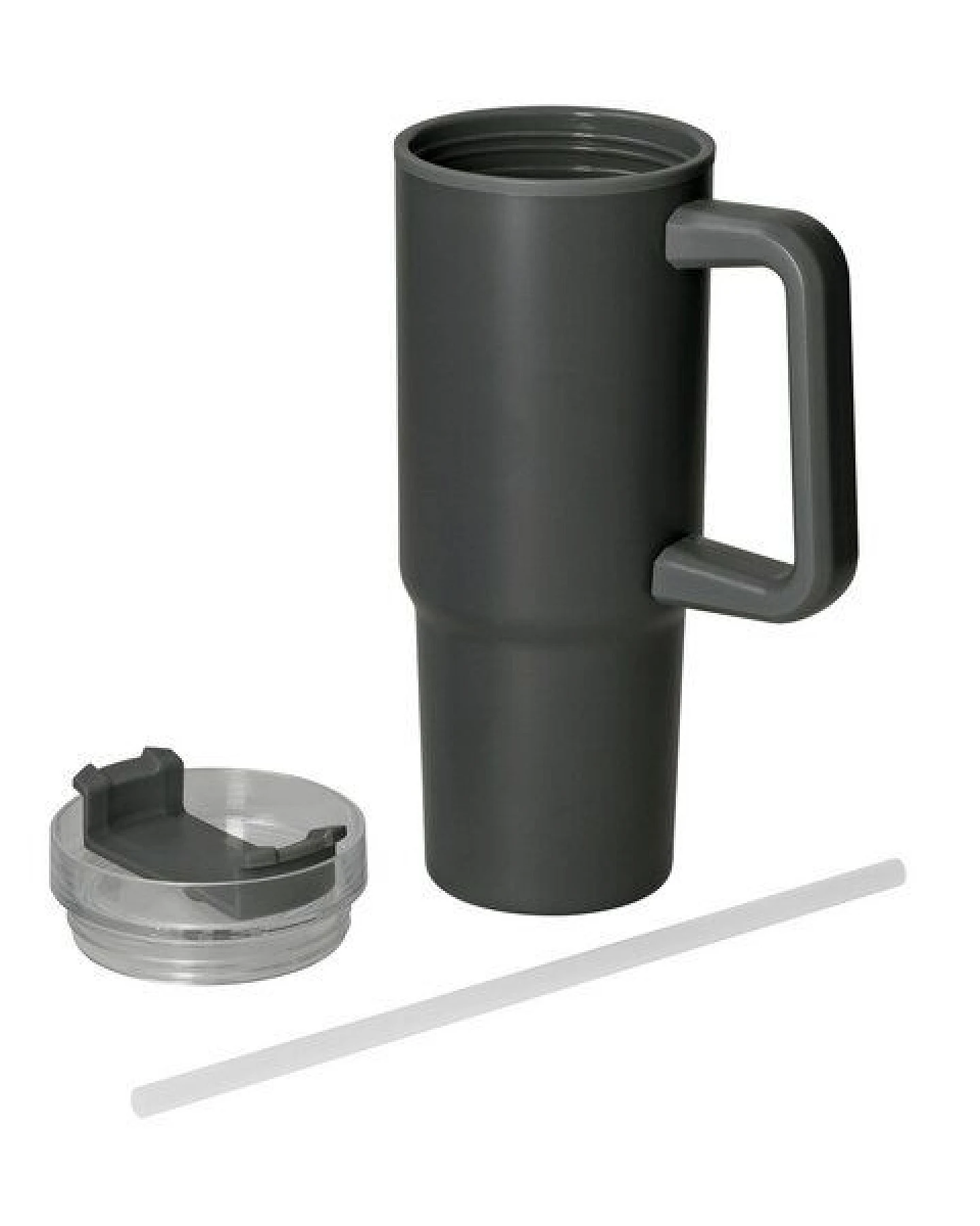 elasto Trinkbecher mit Strohhalm "Tampa" 800 ml - Isolierter Thermobecher – Ansicht 2