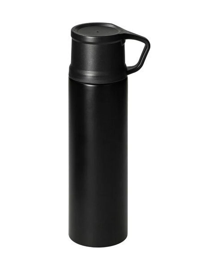 elasto Vakuumflasche "Kibo" hochwertiger Edelstahl mit Push-To-Open-Funktion