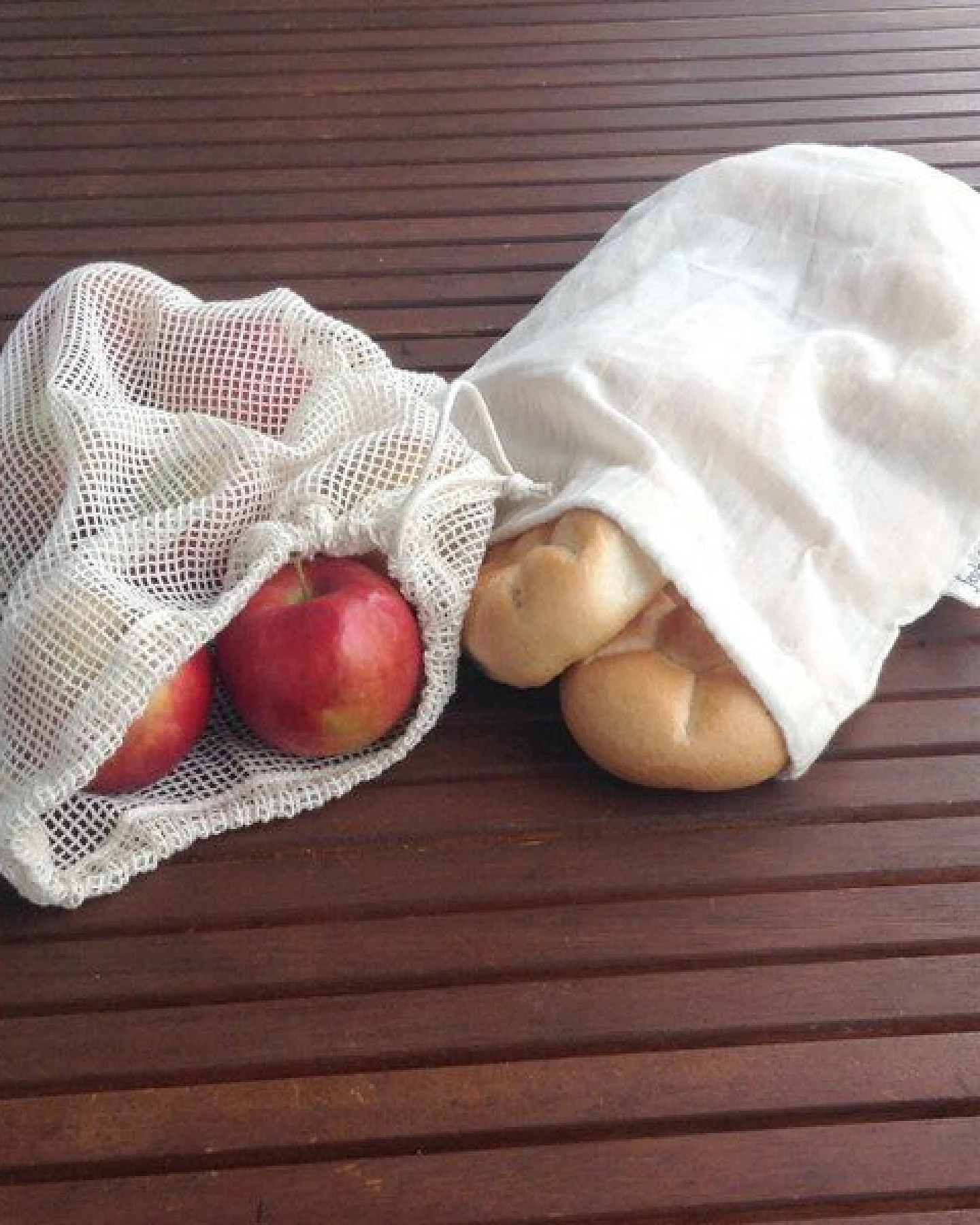 fesch & fair 2er-Set (1x Einkaufsbeutel & 1x Obst- und Gemüsenetz) – Ansicht 2