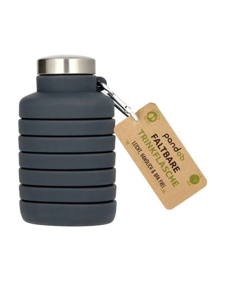 pandoo Faltbare Silikon Trinkflasche 700ml – BPA-frei, auslaufsicher & wiederverwendbar