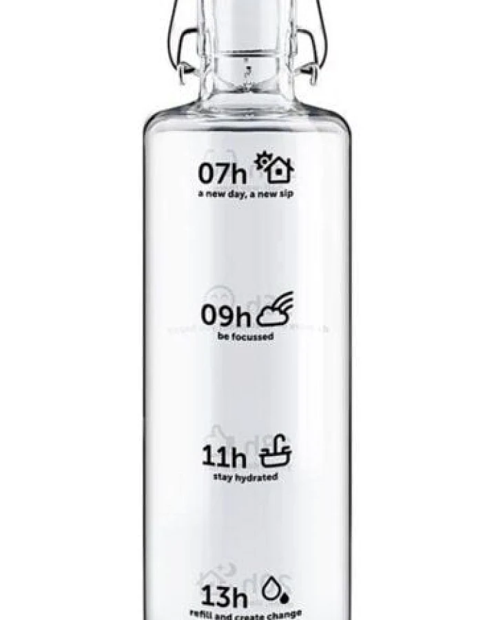 soulbottles soulbottle 1,0 l • Trinkflasche aus Glas • „stay hydrated"