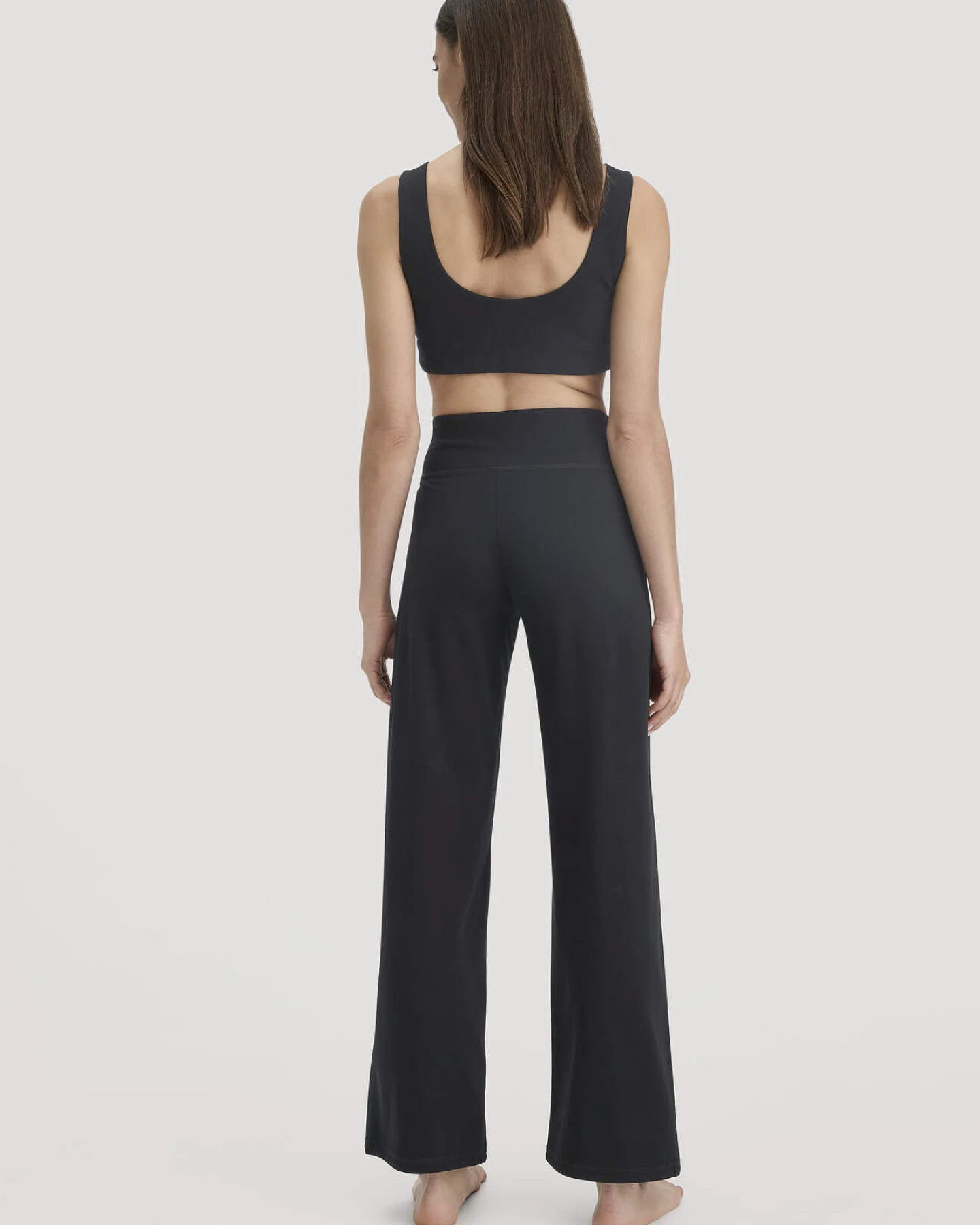 hessnatur Loungewear Hose Regular ACTIVE LIGHT aus Bio-Baumwolle - schwarz - Größe XL – Ansicht 2