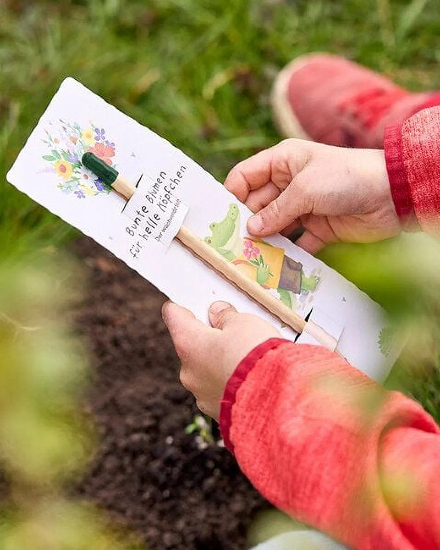 Die Stadtgärtner Bleistift mit Samenkapsel & Wildblumen-Saatgut – Ansicht 2