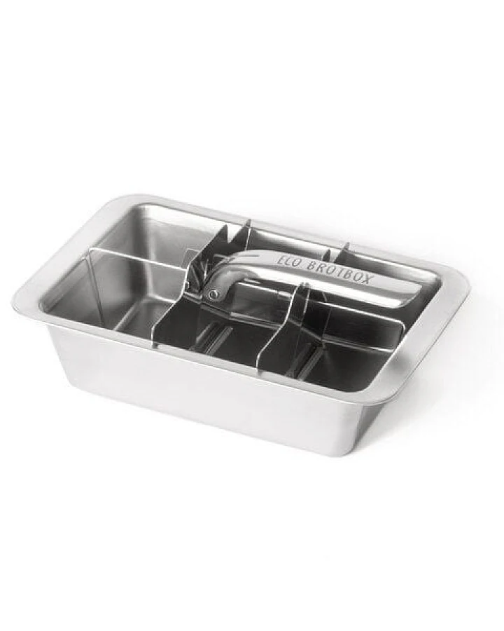 ECO Brotbox ECO Ice Cuber Giant - Eiswürfelform aus Edelstahl für große Eiswürfel