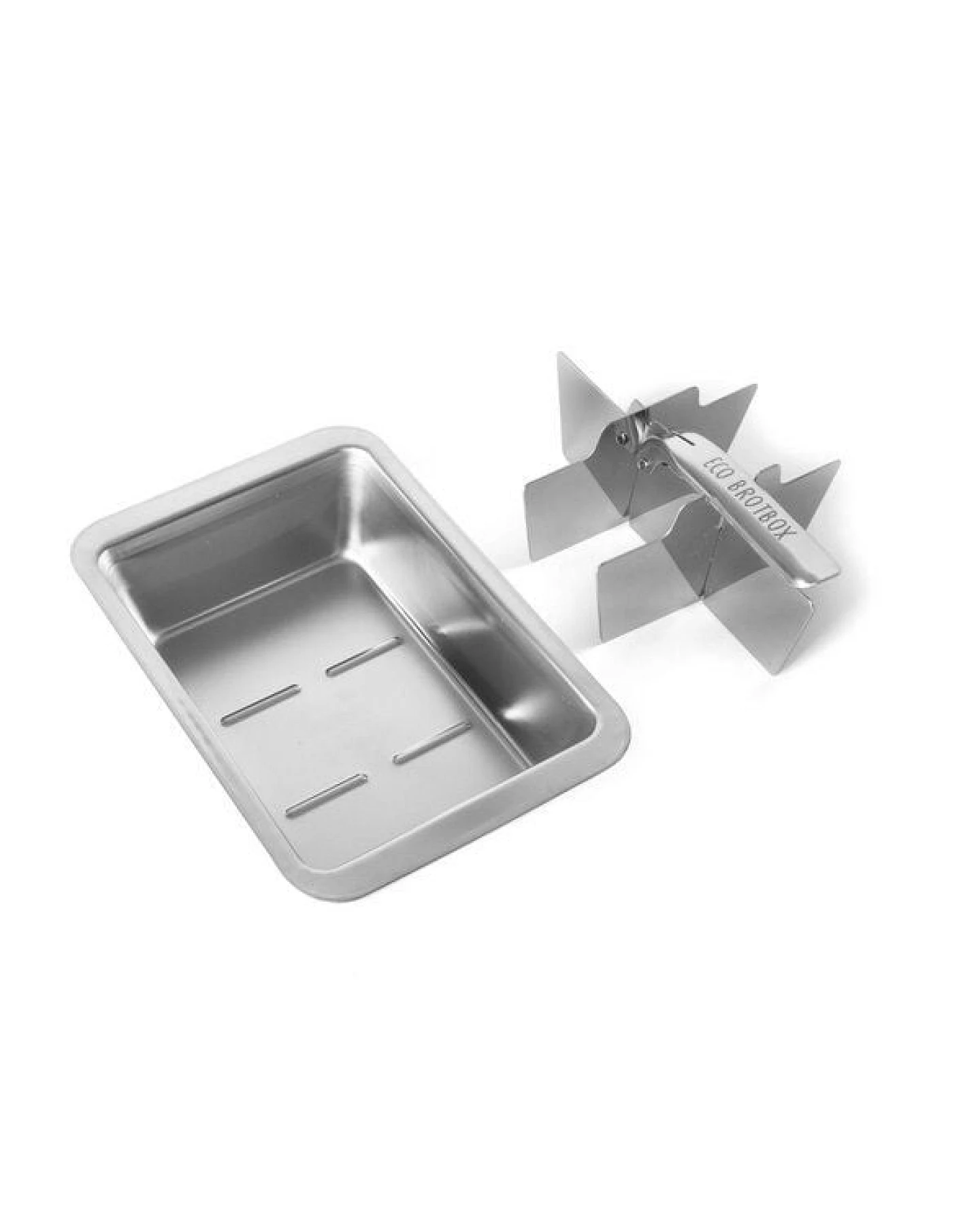 ECO Brotbox ECO Ice Cuber Giant - Eiswürfelform aus Edelstahl für große Eiswürfel – Ansicht 3