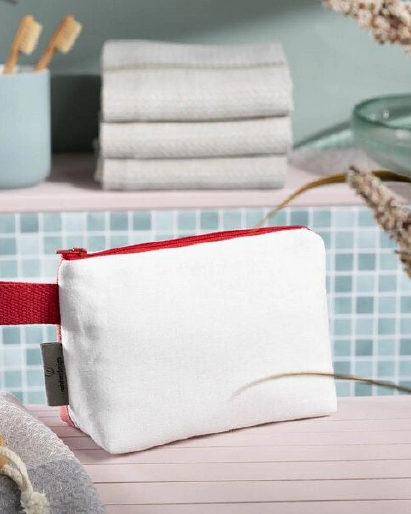 nahtur-design Kosmetiktasche aus 100% Leinen – Ansicht 4
