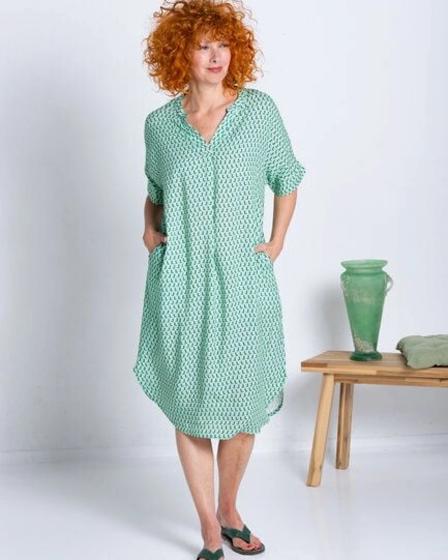 Heidekönigin Viskose Kleid – Ansicht 2