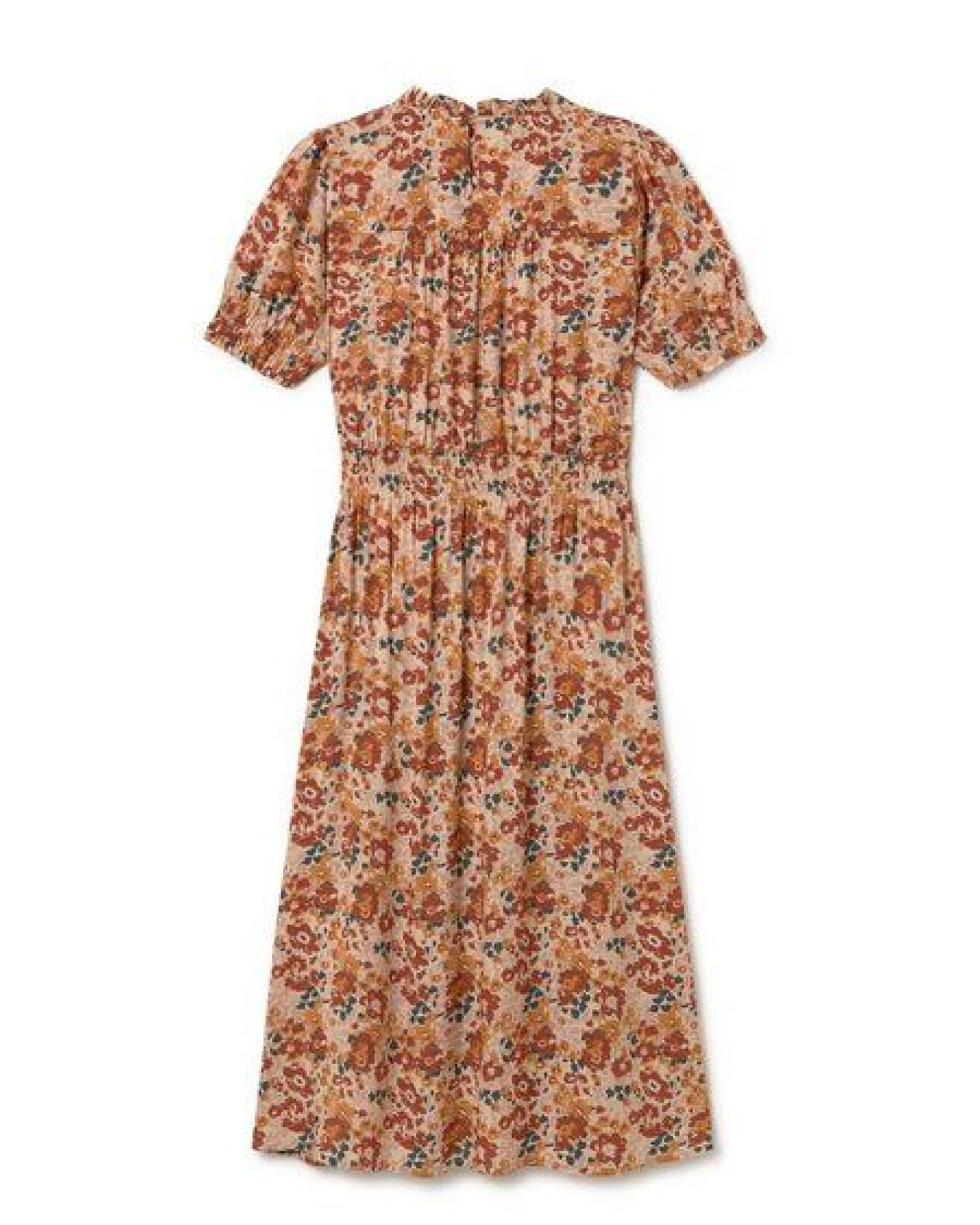 TWOTHIRDS Grassholm nachhaltiges Kleid für Frauen in Small Green Flowers, Rose Flowers und Wild Forest – Ansicht 2