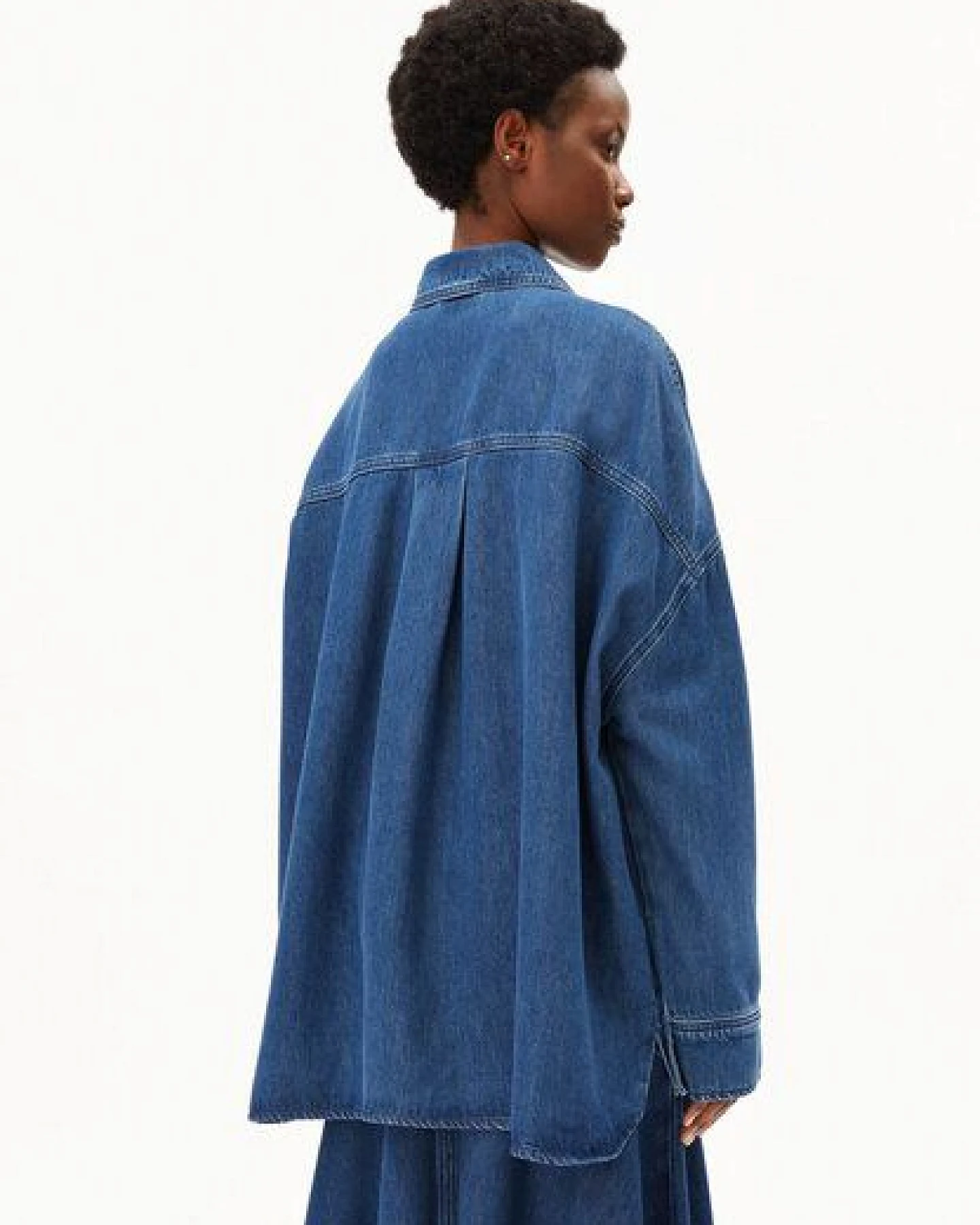 ARMEDANGELS OVERSIZED DENIM Damen Bio-Baumwoll Mix – Ansicht 2