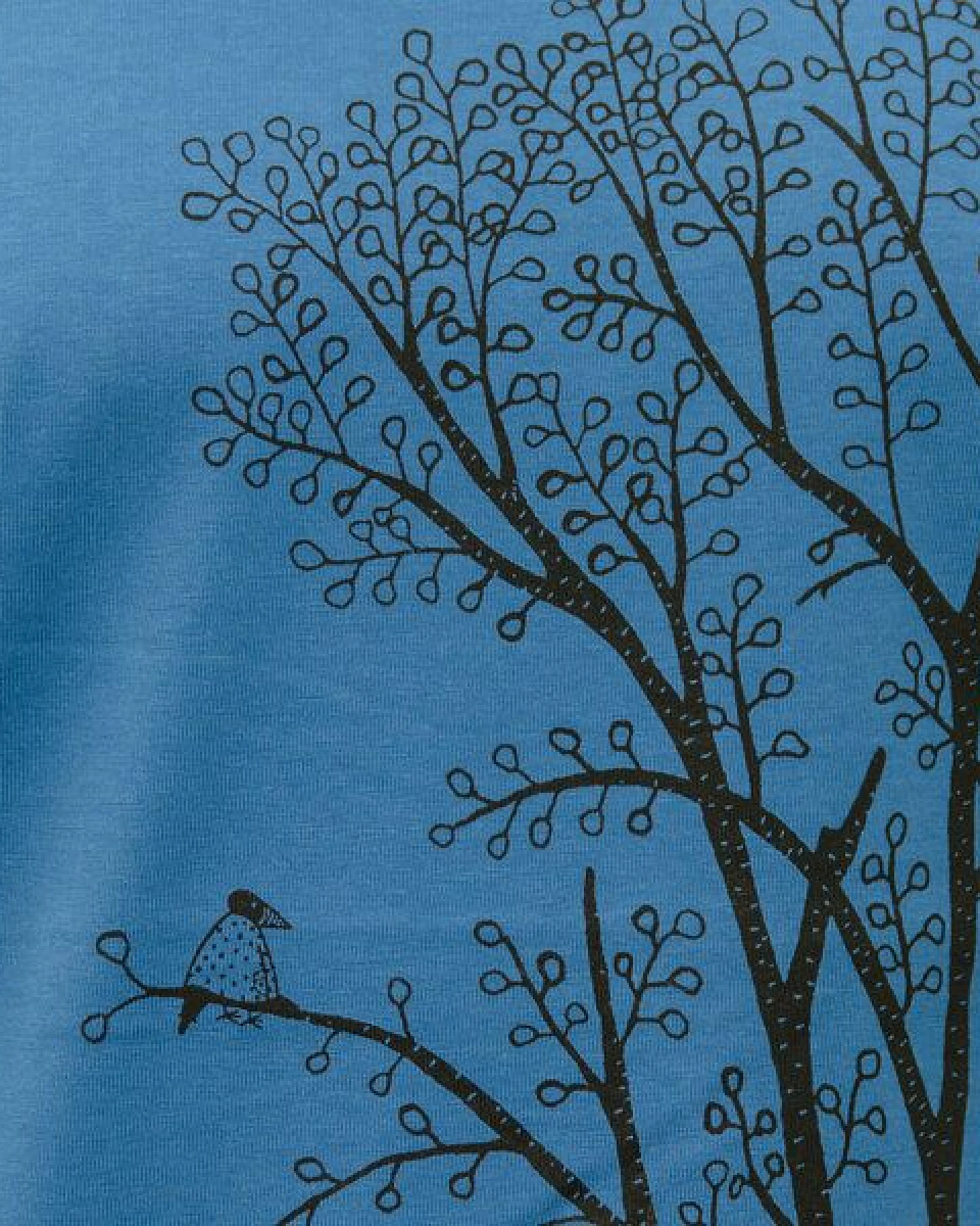 Cmig Herren T-Shirt Erle mit Elster / T-Shirt mit Baum – Ansicht 2