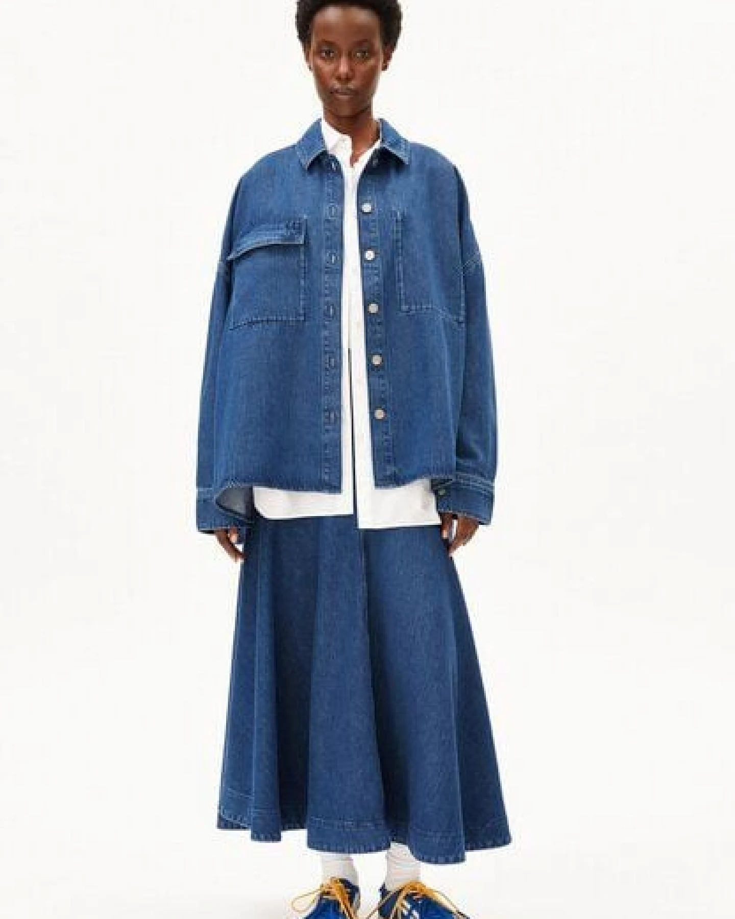 ARMEDANGELS OVERSIZED DENIM Damen Bio-Baumwoll Mix – Ansicht 4
